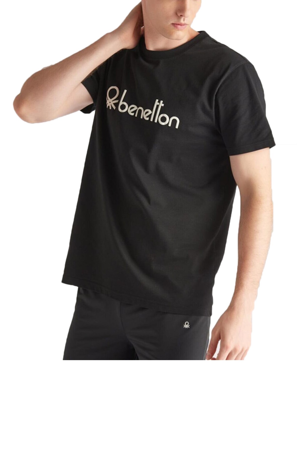 Benetton Erkek Tişört BNT-M048 Siyah
