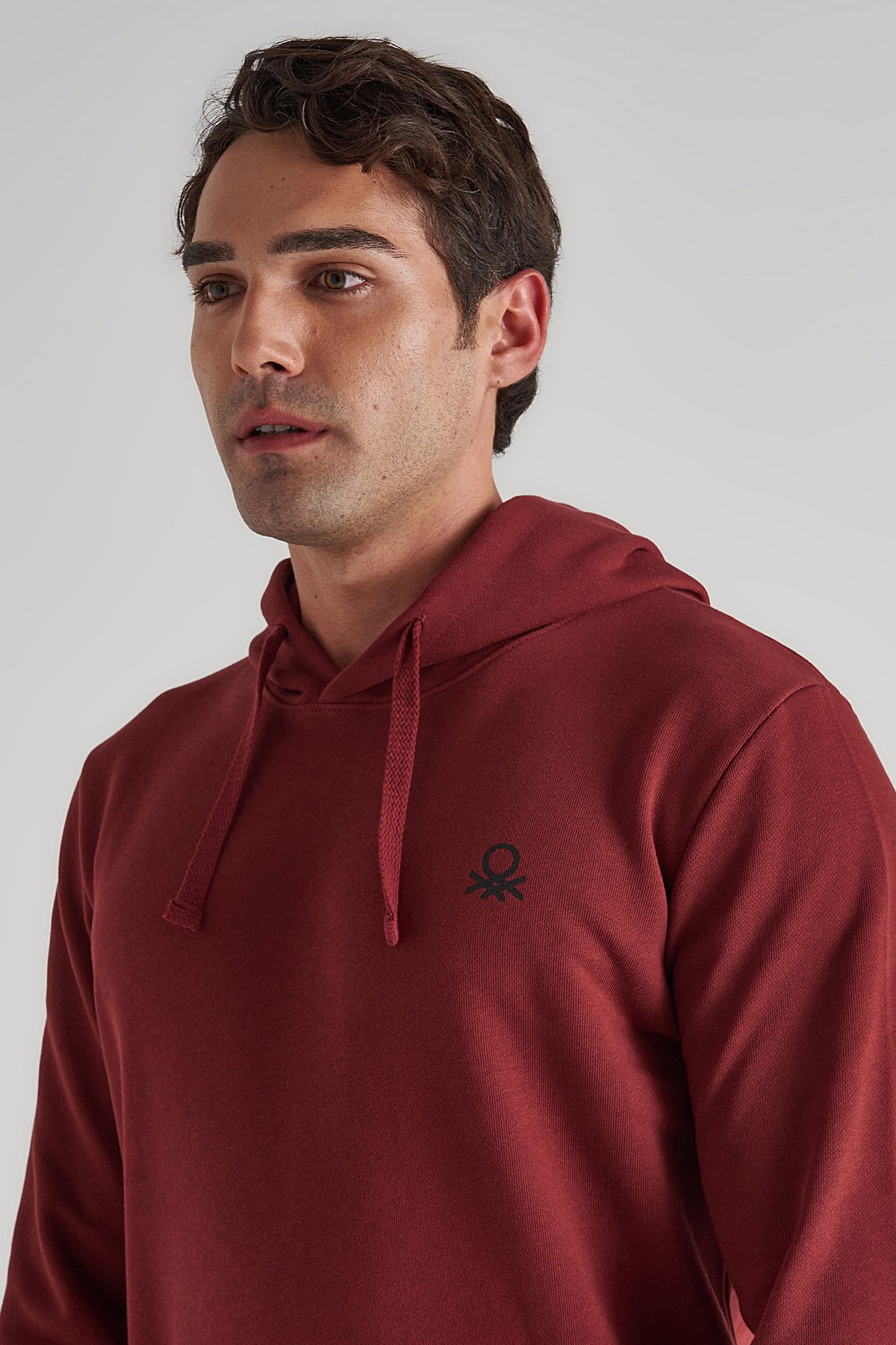 Benetton Erkek Sweatshirt BNT-M057 T Bordo