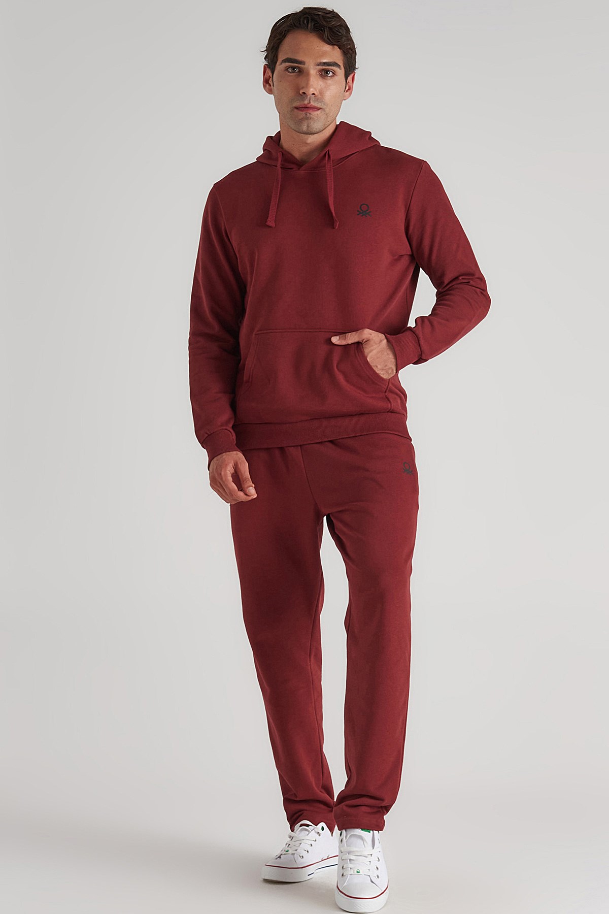 Benetton Erkek Sweatshirt BNT-M057 T Bordo