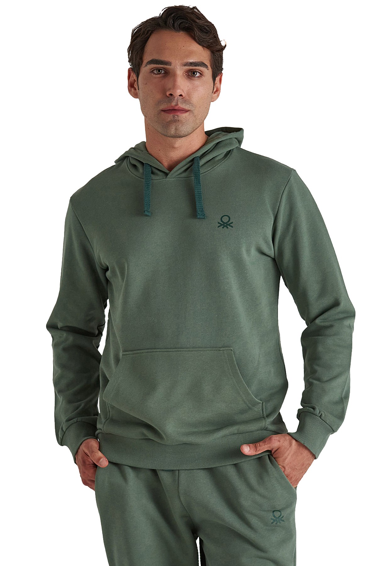 Benetton Erkek Sweatshirt BNT-M057 T Haki