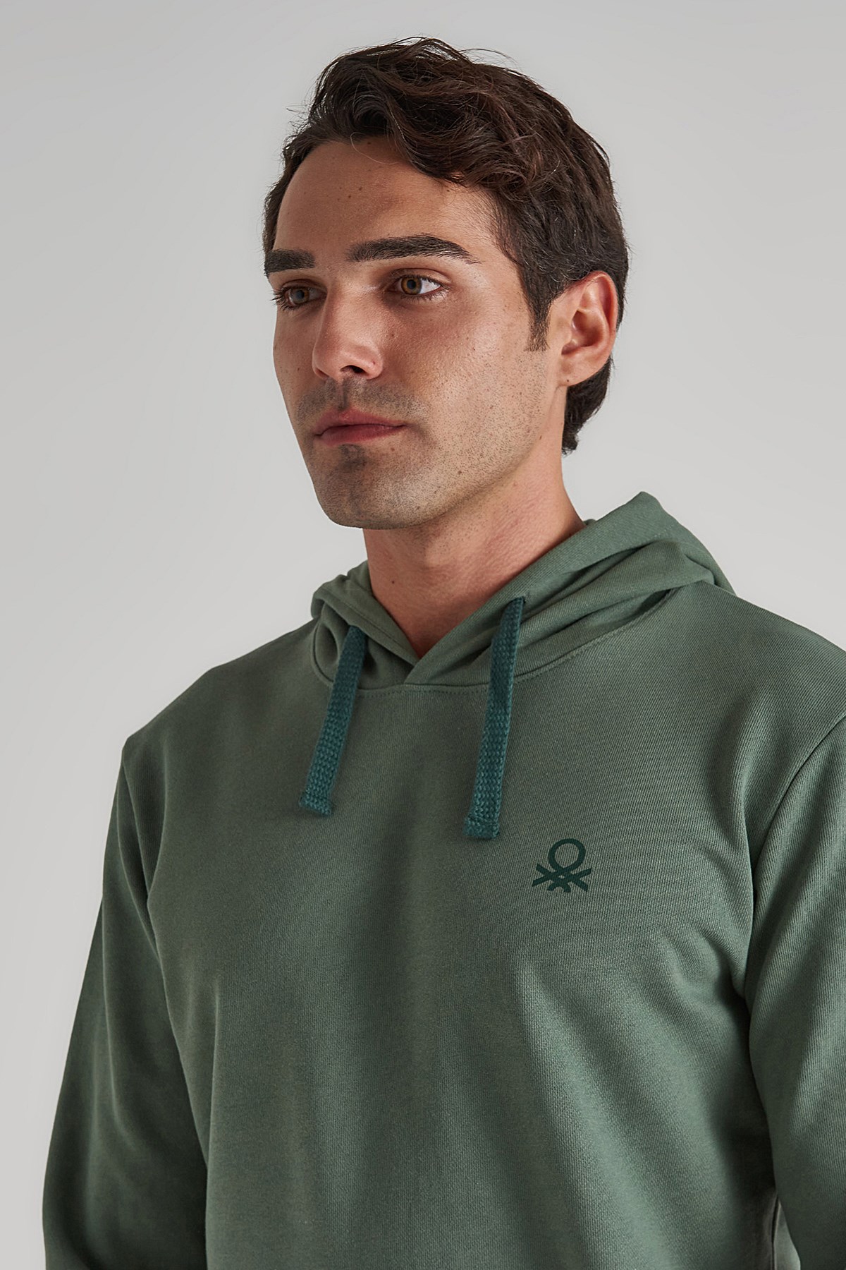 Benetton Erkek Sweatshirt BNT-M057 T Haki