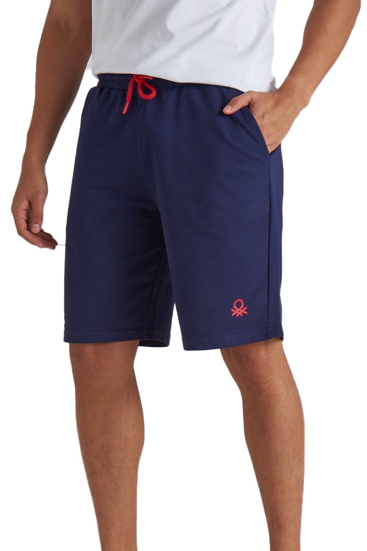 Benetton Erkek Şort BNT-M086 BOTTOM Mavi