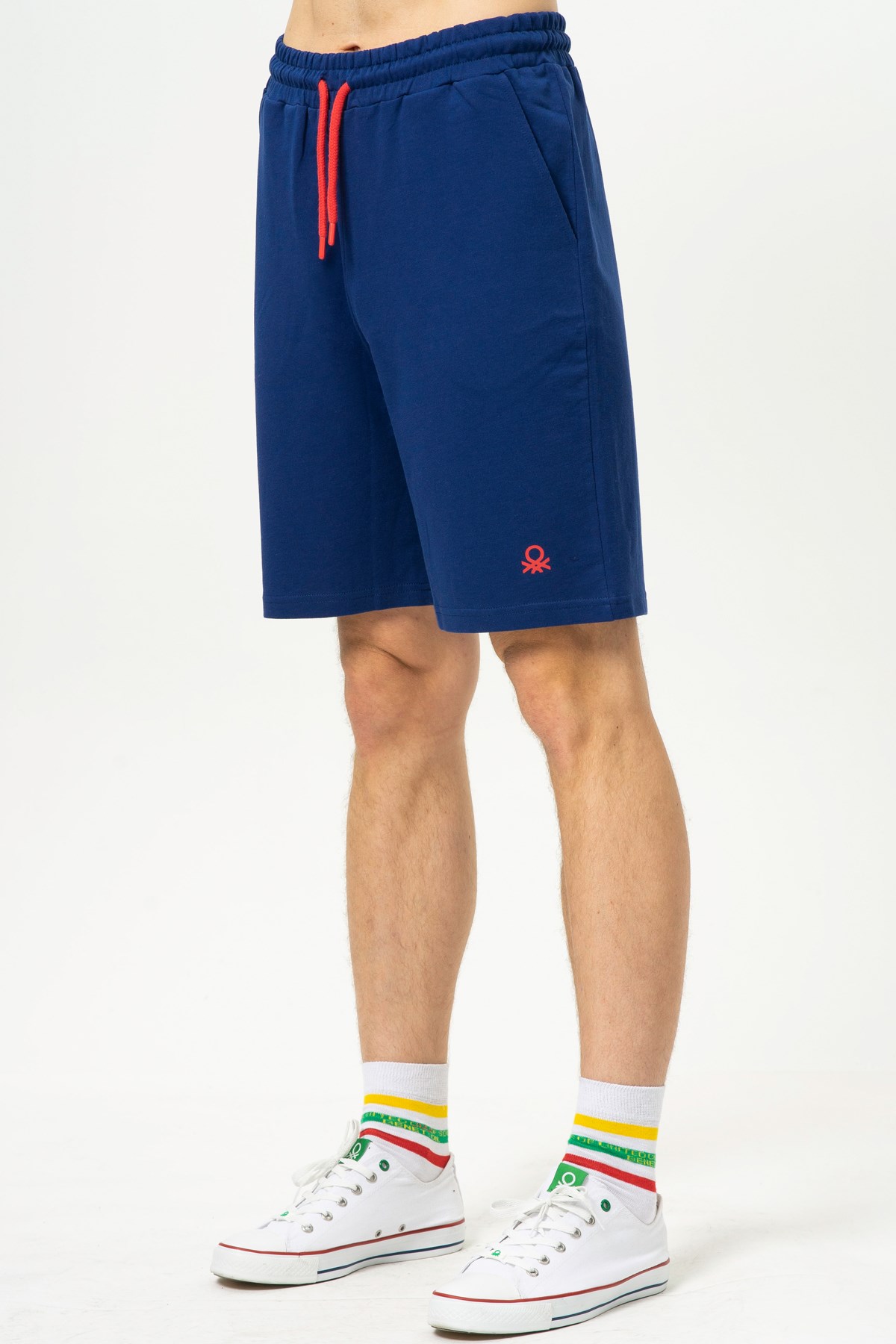 Benetton Erkek Şort BNT-M086 B-R Lacivert