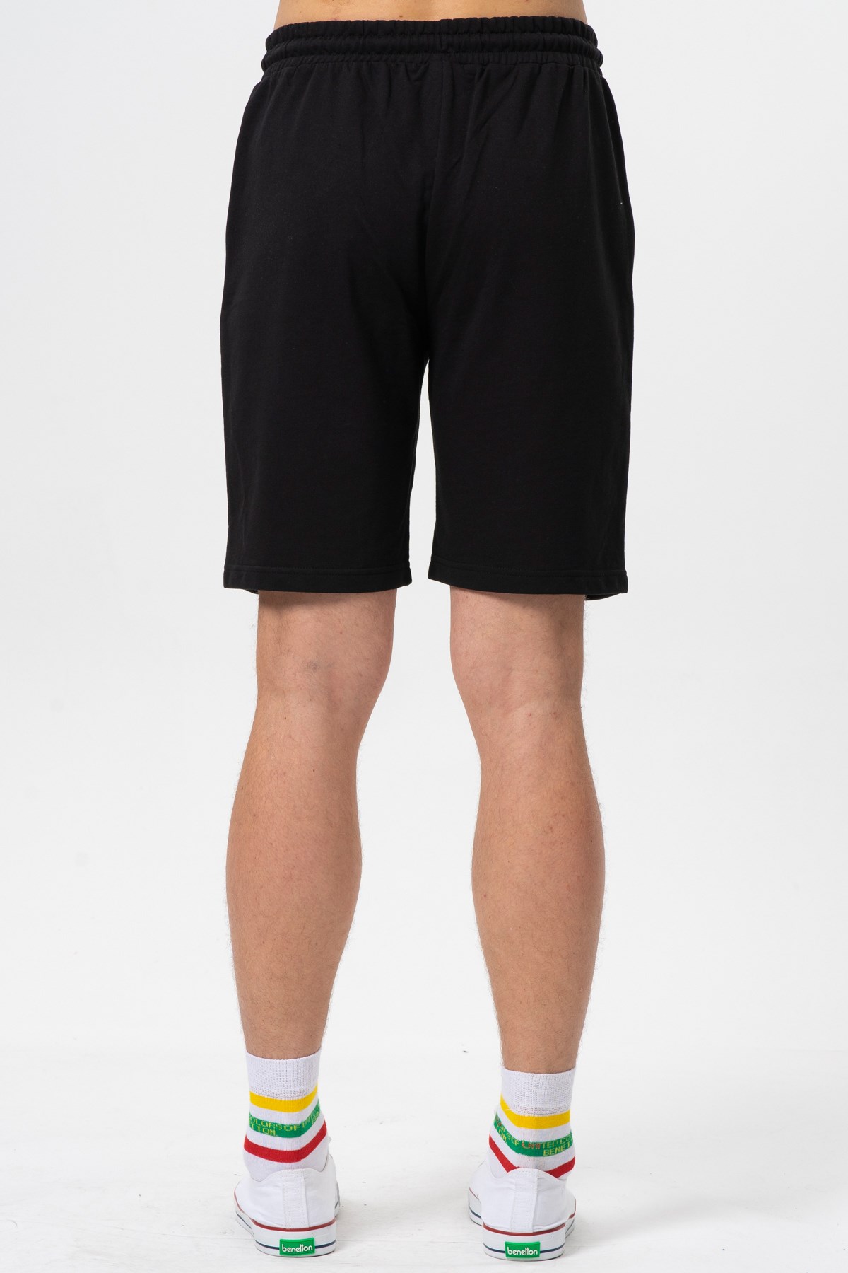 Benetton Erkek Şort BNT-M086 B-R Siyah