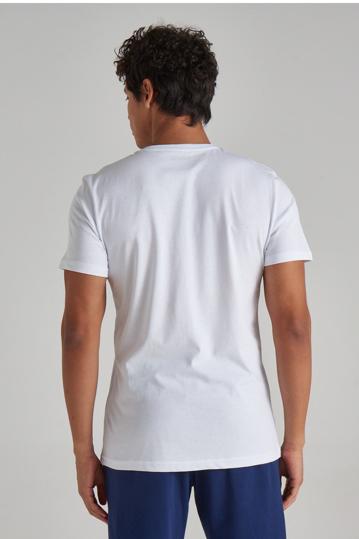 Benetton Erkek Tişört BNT-M090 TOP Beyaz