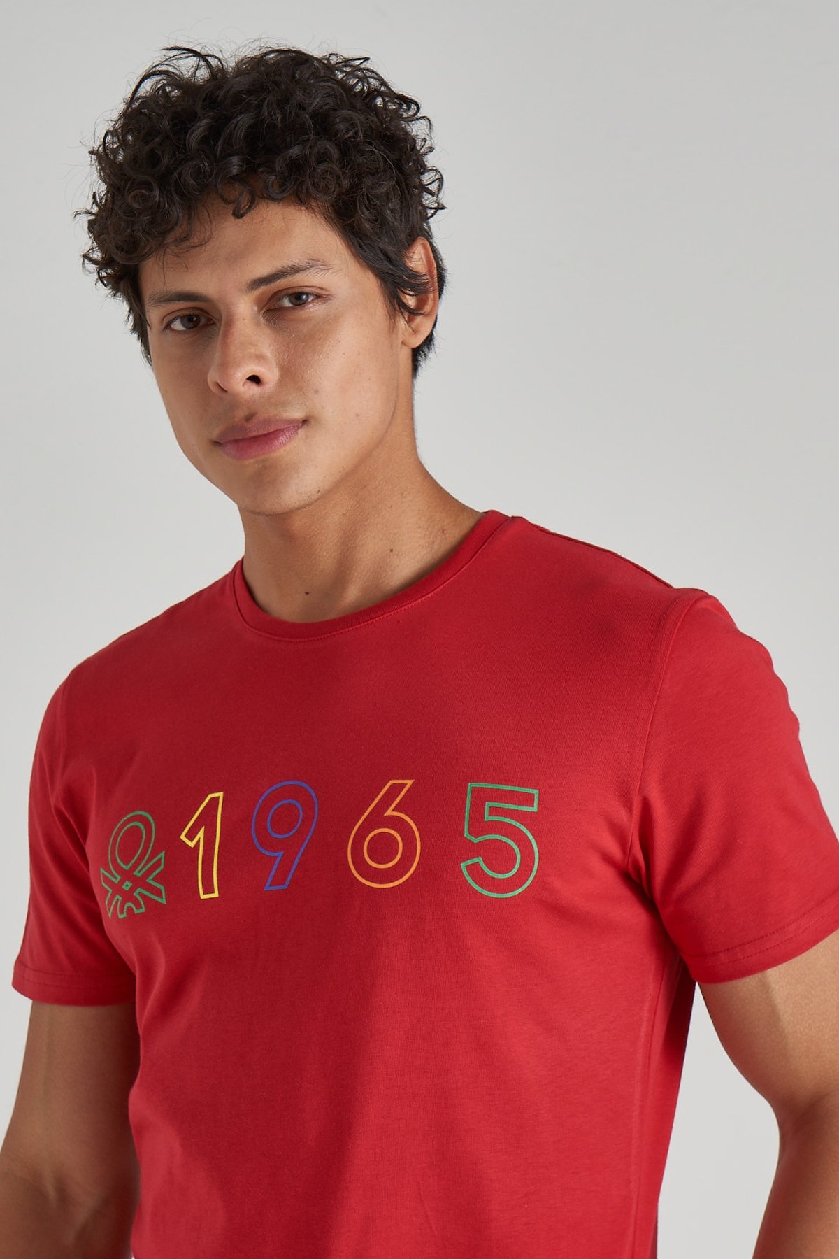 Benetton Erkek Tişört BNT-M091 TOP Kırmızı