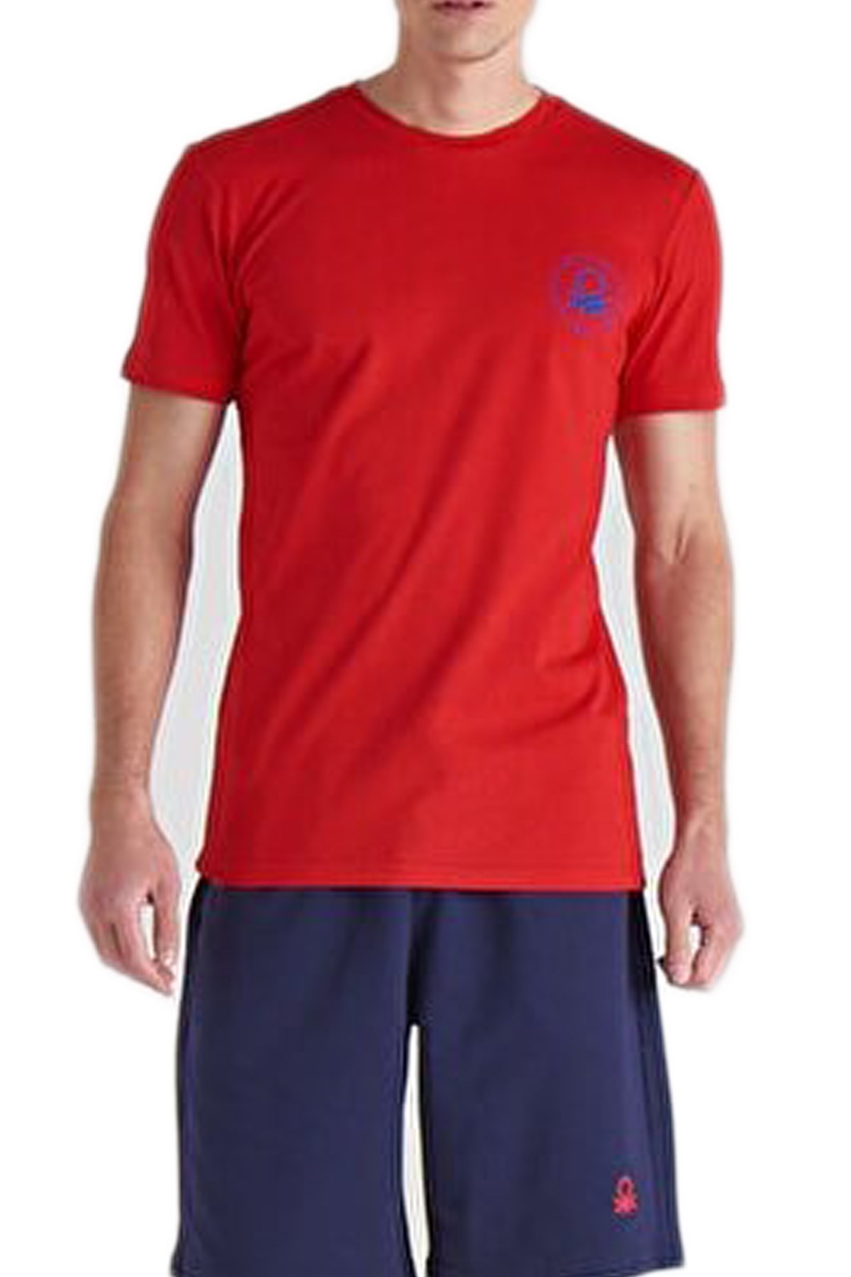 Benetton Erkek Tişört BNT-M099 TOP Kırmızı