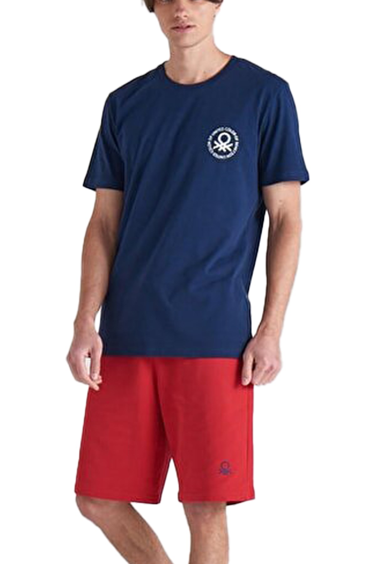 Benetton Erkek Tişört BNT-M099 TOP Lacivert