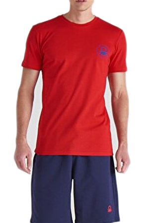 Benetton Erkek Tişört BNT-M099 TOP Kırmızı