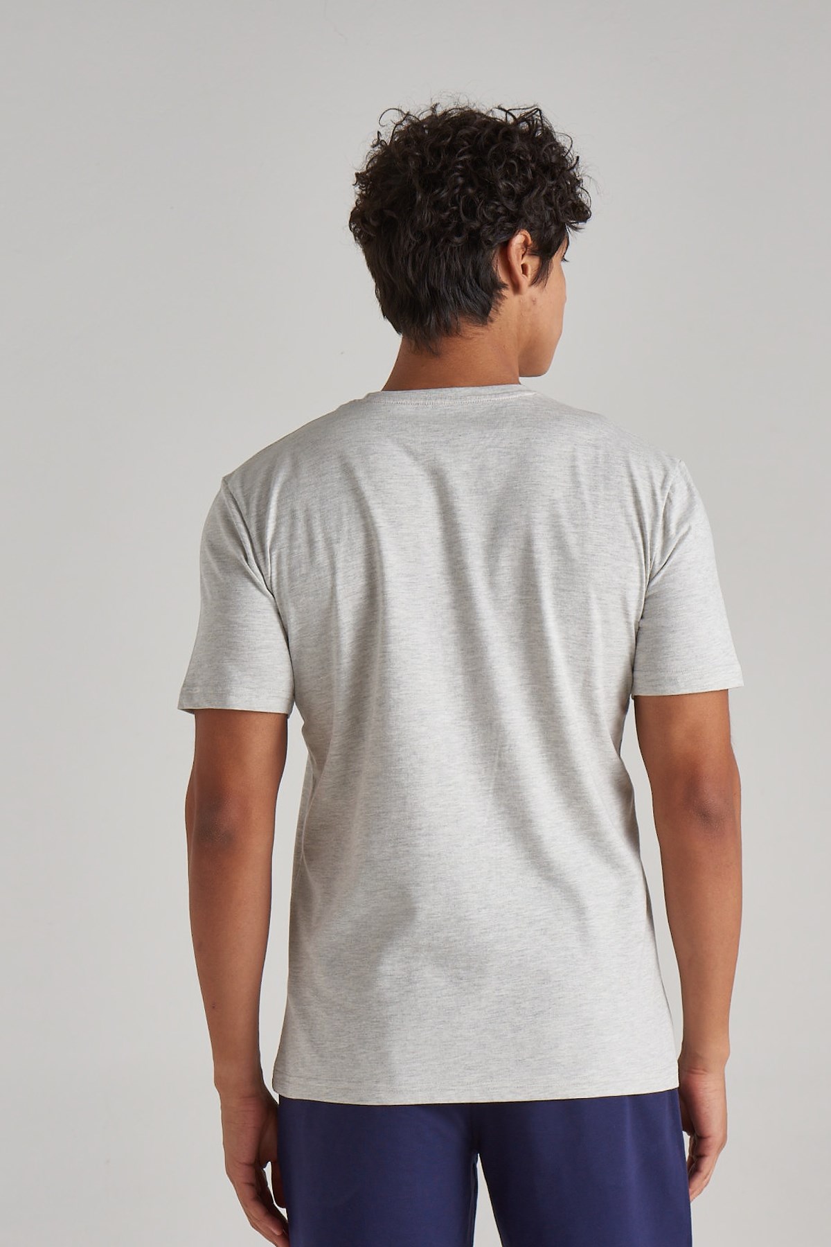 Benetton Erkek Tişört BNT-M104 TOP Gri