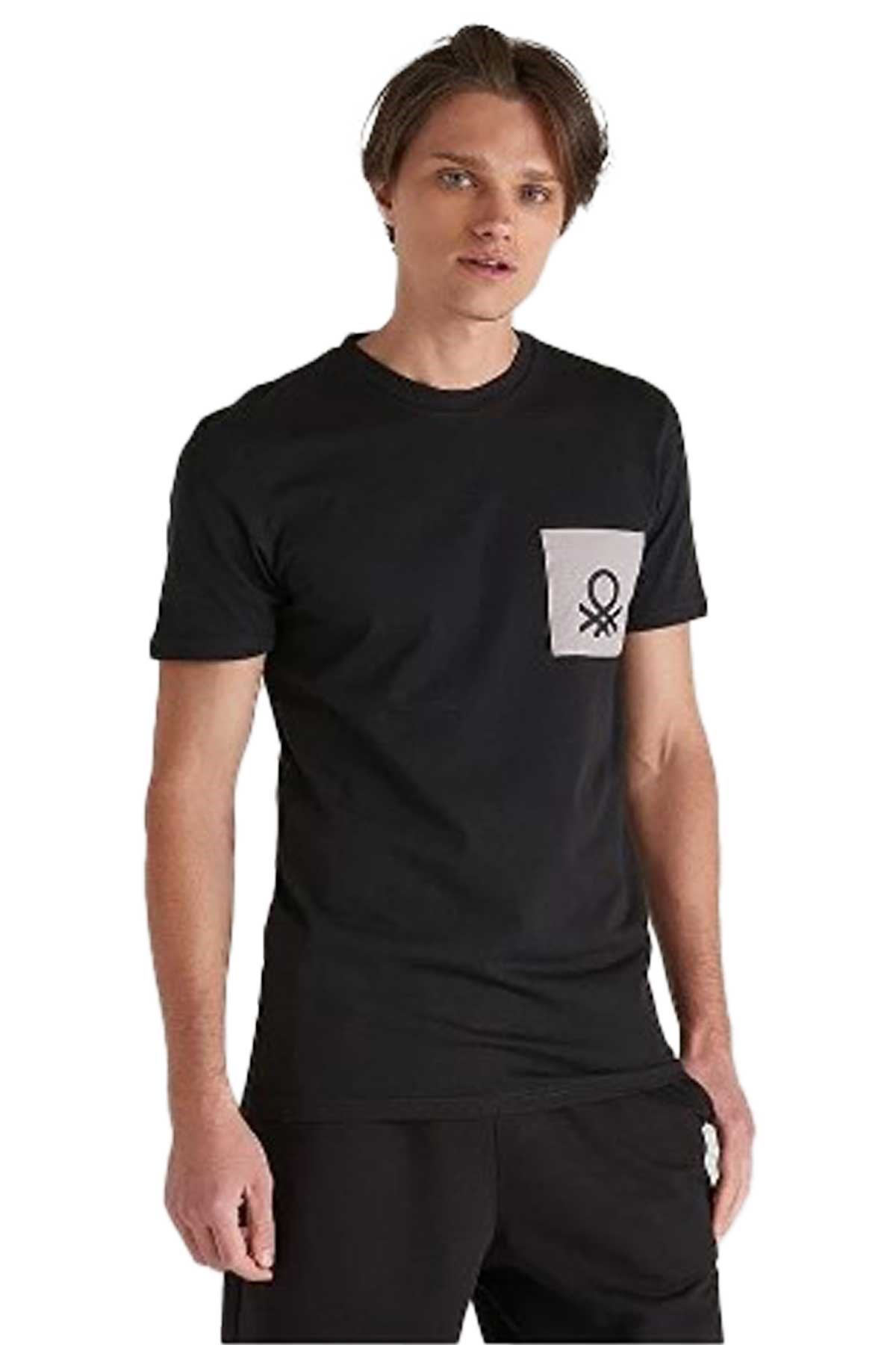 Benetton Erkek Tişört BNT-M106 TOP Siyah