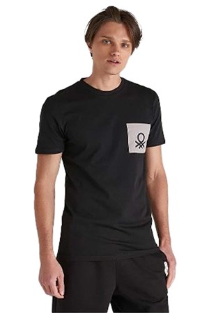 Benetton Erkek Tişört BNT-M106 TOP Siyah