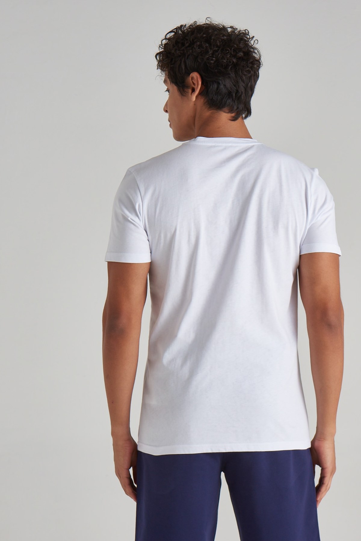Benetton Erkek Tişört BNT-M111 TOP Beyaz