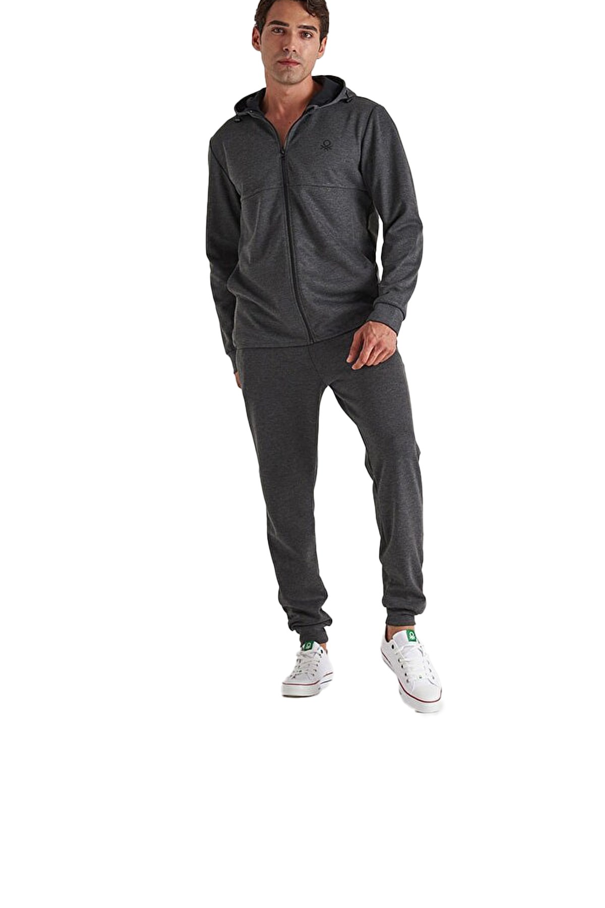 Benetton Erkek Eşofman üstü BNT-M20091 T Antrasit