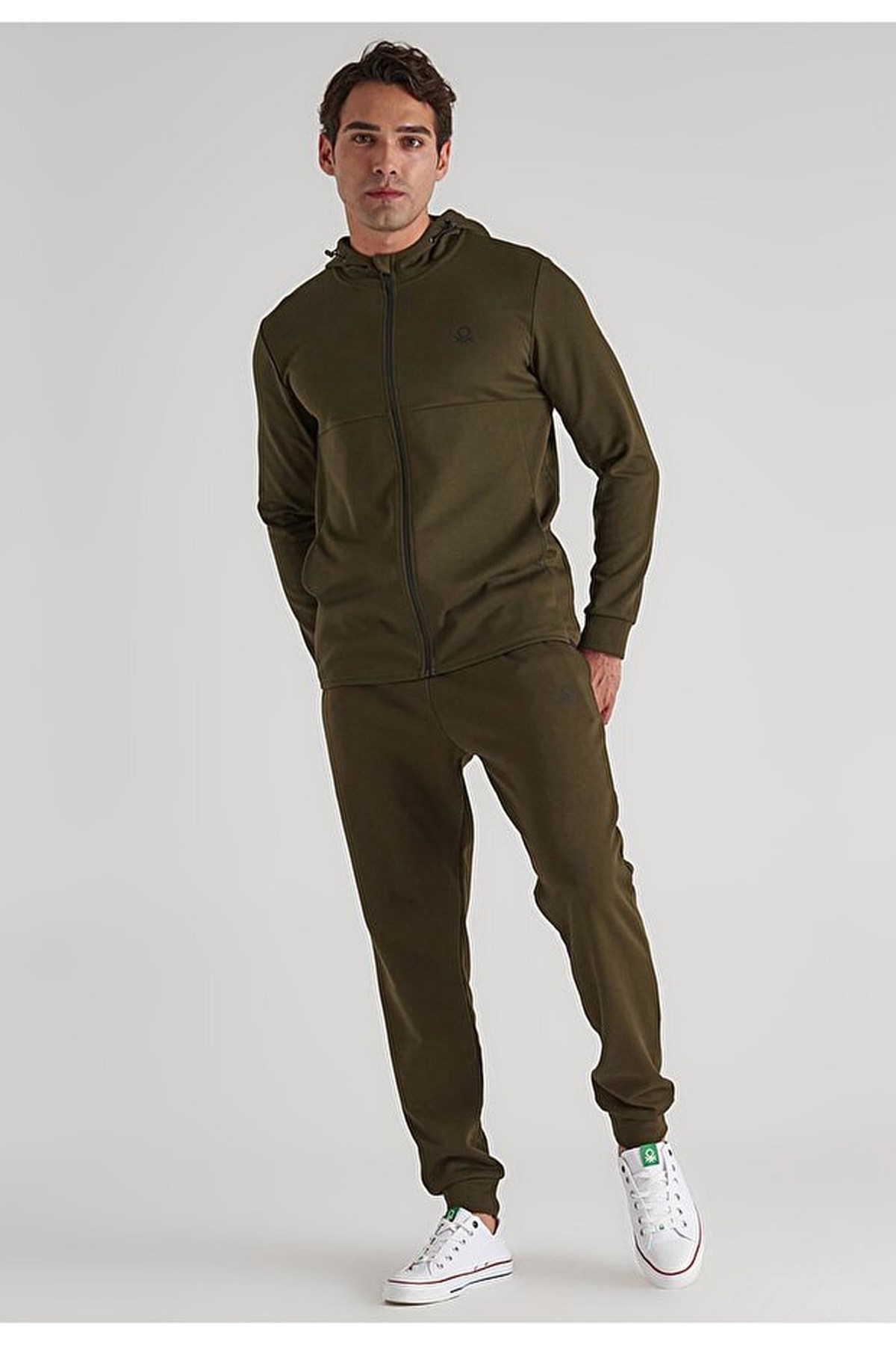 Benetton Erkek Eşofman üstü BNT-M20091 T Haki