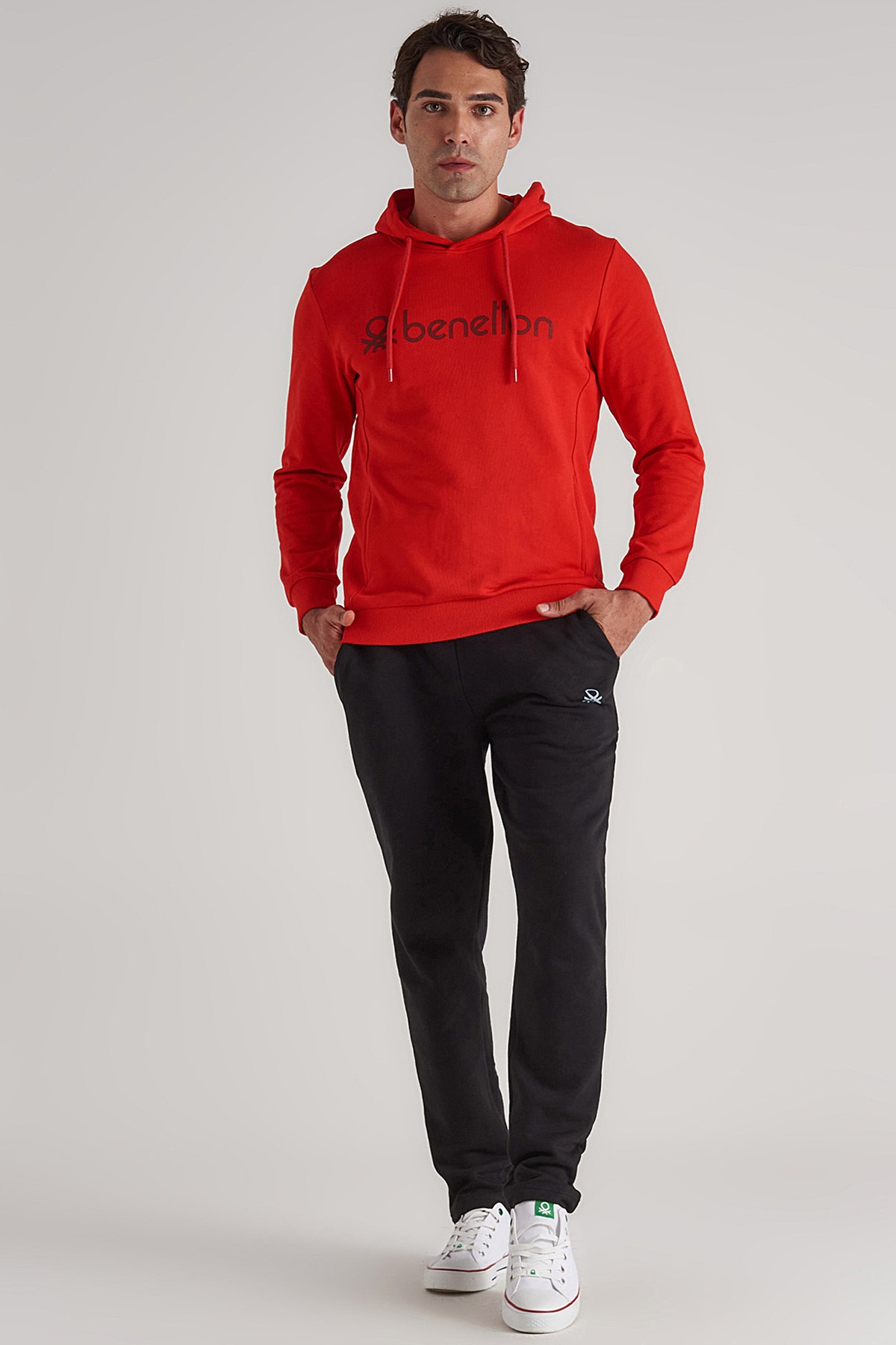 Benetton Erkek Sweatshirt BNT-M20093 Kırmızı