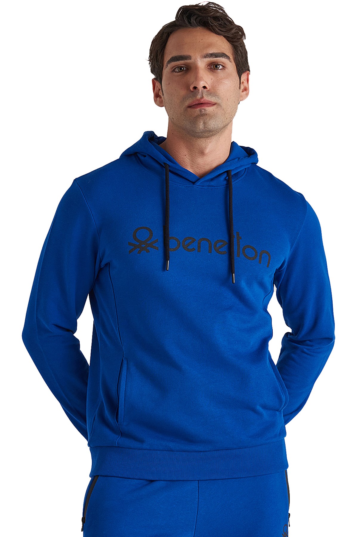 Benetton Erkek Sweatshirt BNT-M20093 Mavi