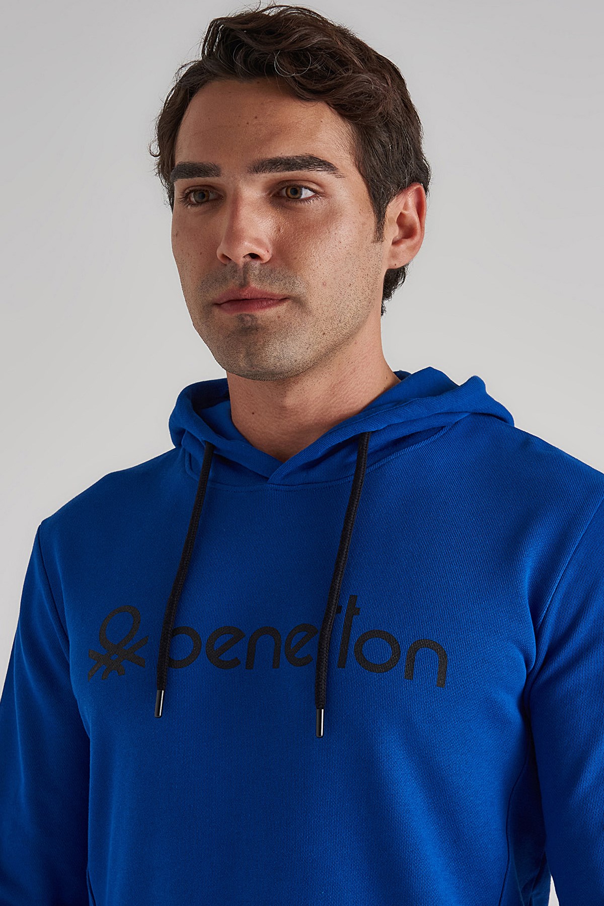 Benetton Erkek Sweatshirt BNT-M20093 Mavi