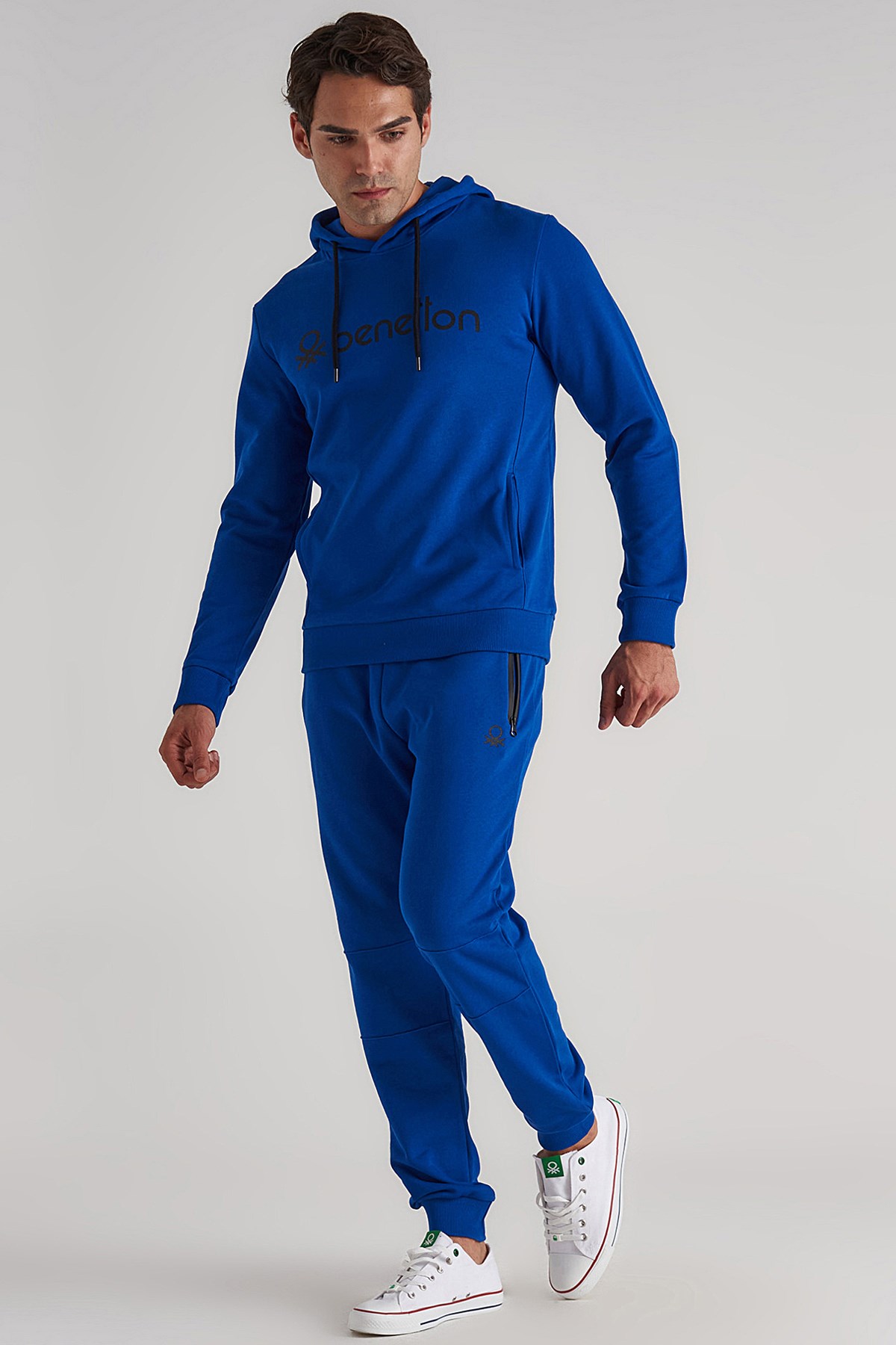 Benetton Erkek Sweatshirt BNT-M20093 Mavi