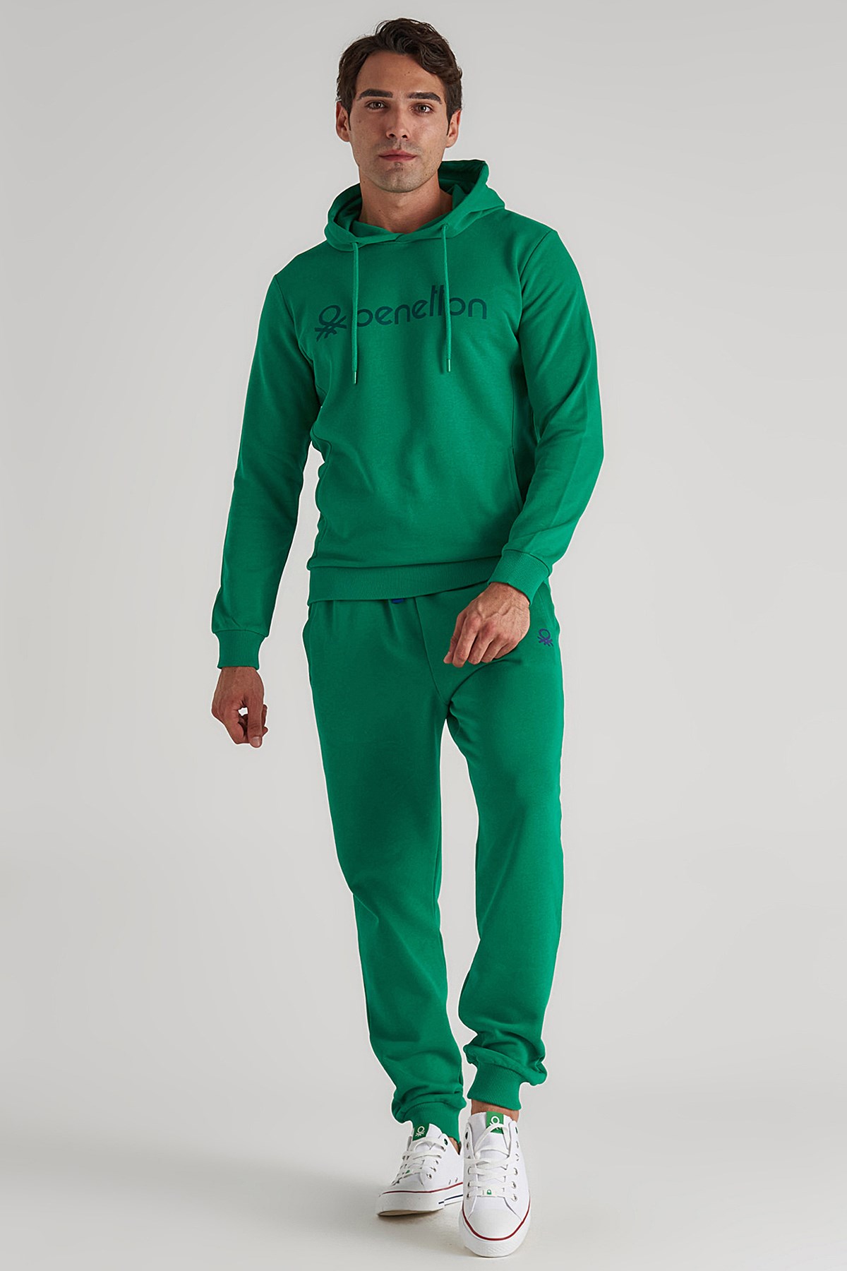 Benetton Erkek Sweatshirt BNT-M20093 Yeşil