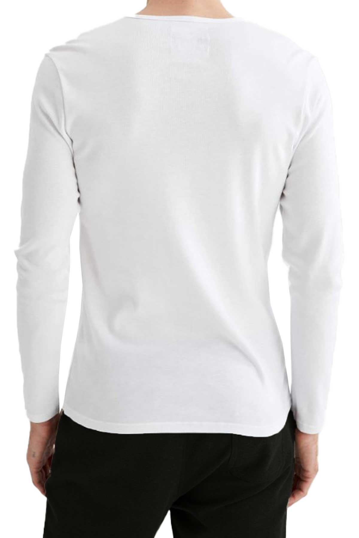 Benetton Erkek Tişört BNT-M20297 Beyaz