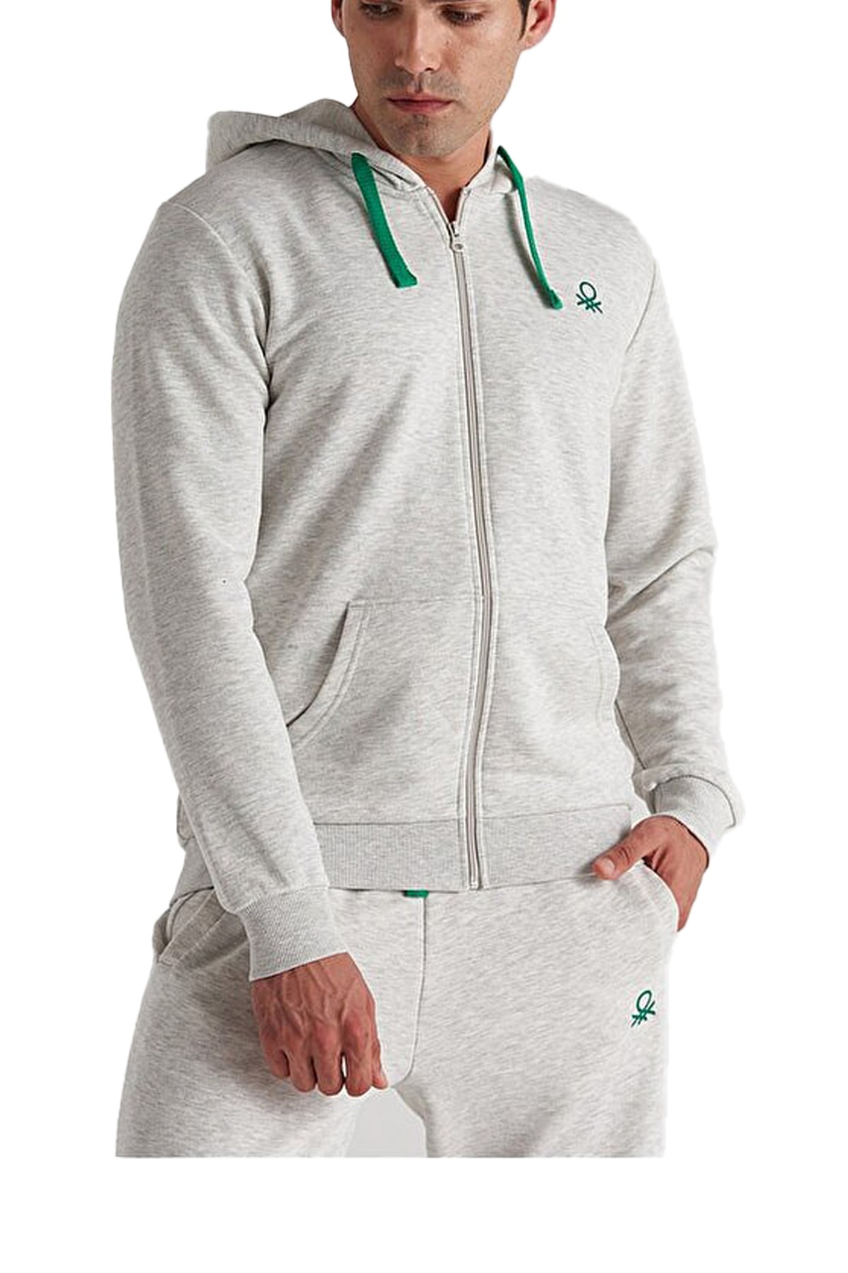 Benetton Erkek Sweatshirt BNT-M20310 Gri