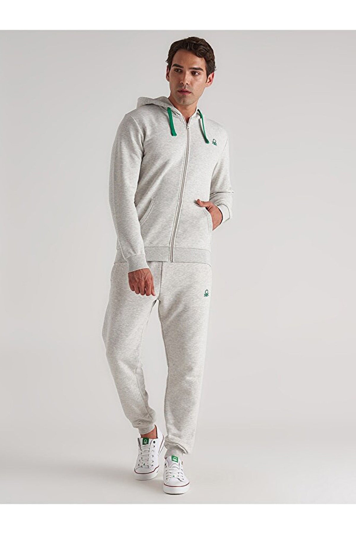Benetton Erkek Sweatshirt BNT-M20310 Gri