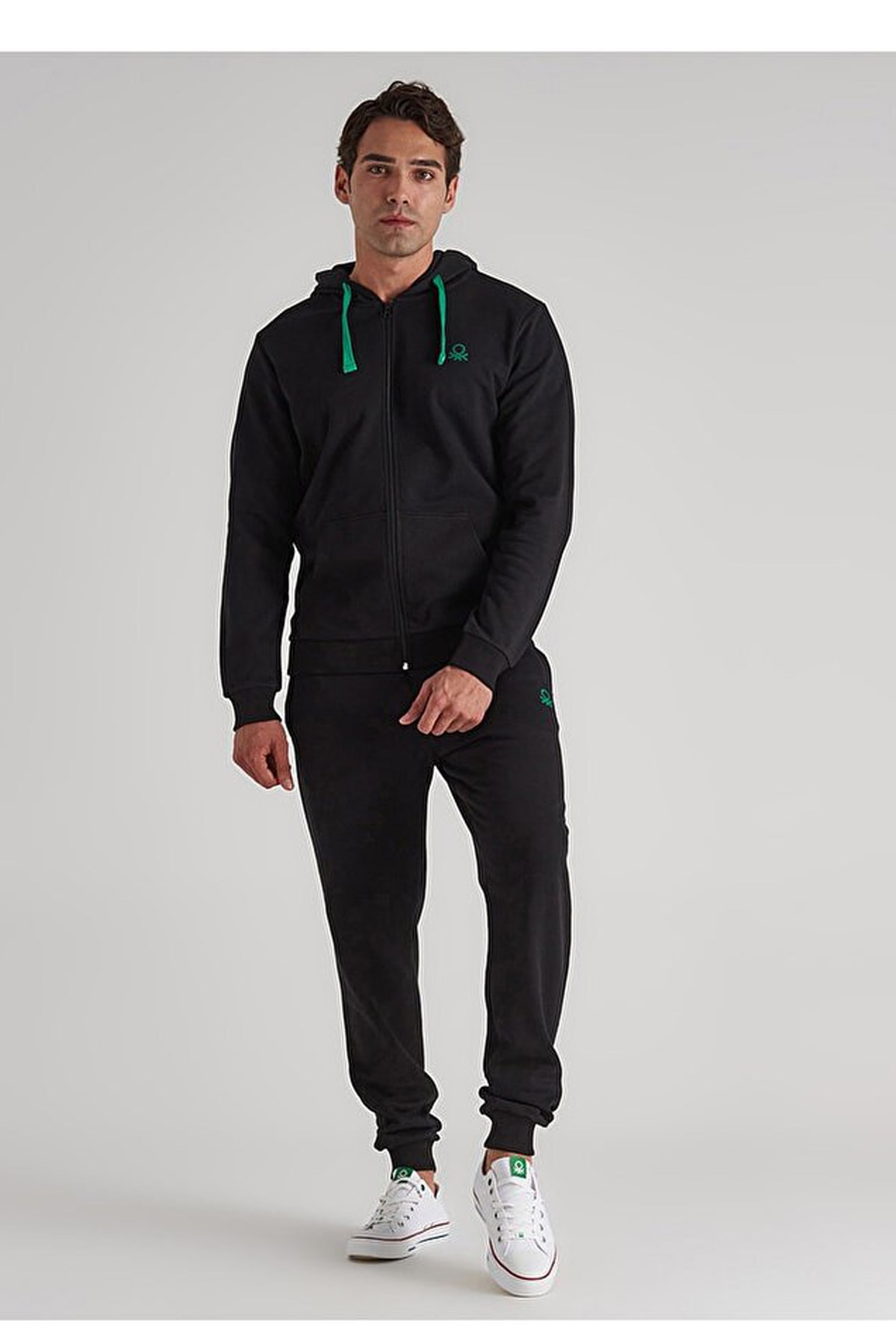 Benetton Erkek Sweatshirt BNT-M20310 Siyah