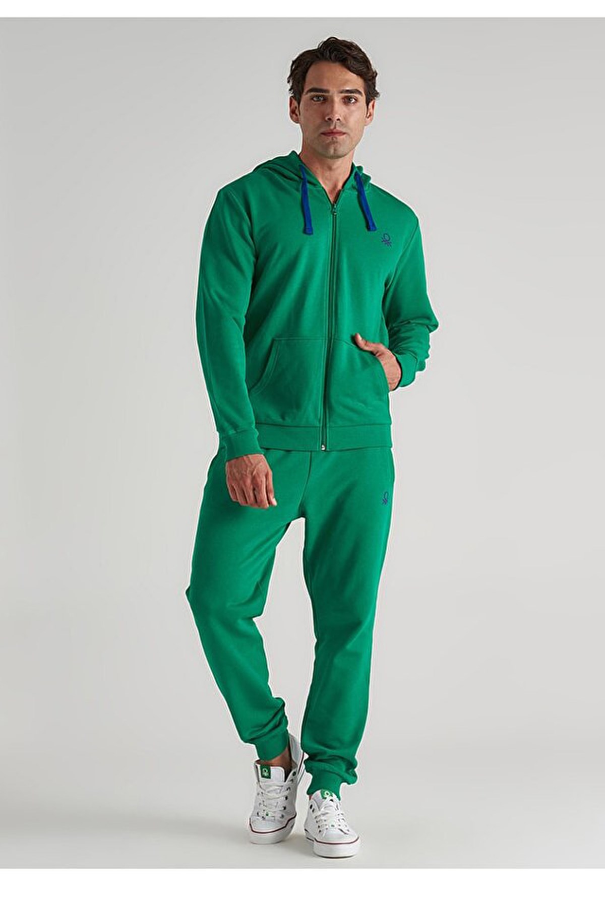 Benetton Erkek Sweatshirt BNT-M20310 Yeşil