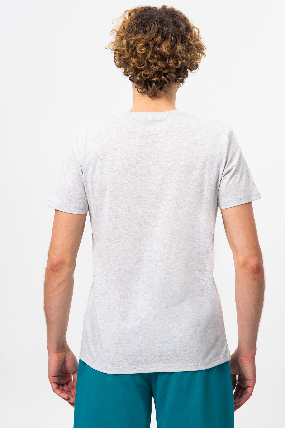 Benetton Erkek Tişört BNT-M20436 Gri