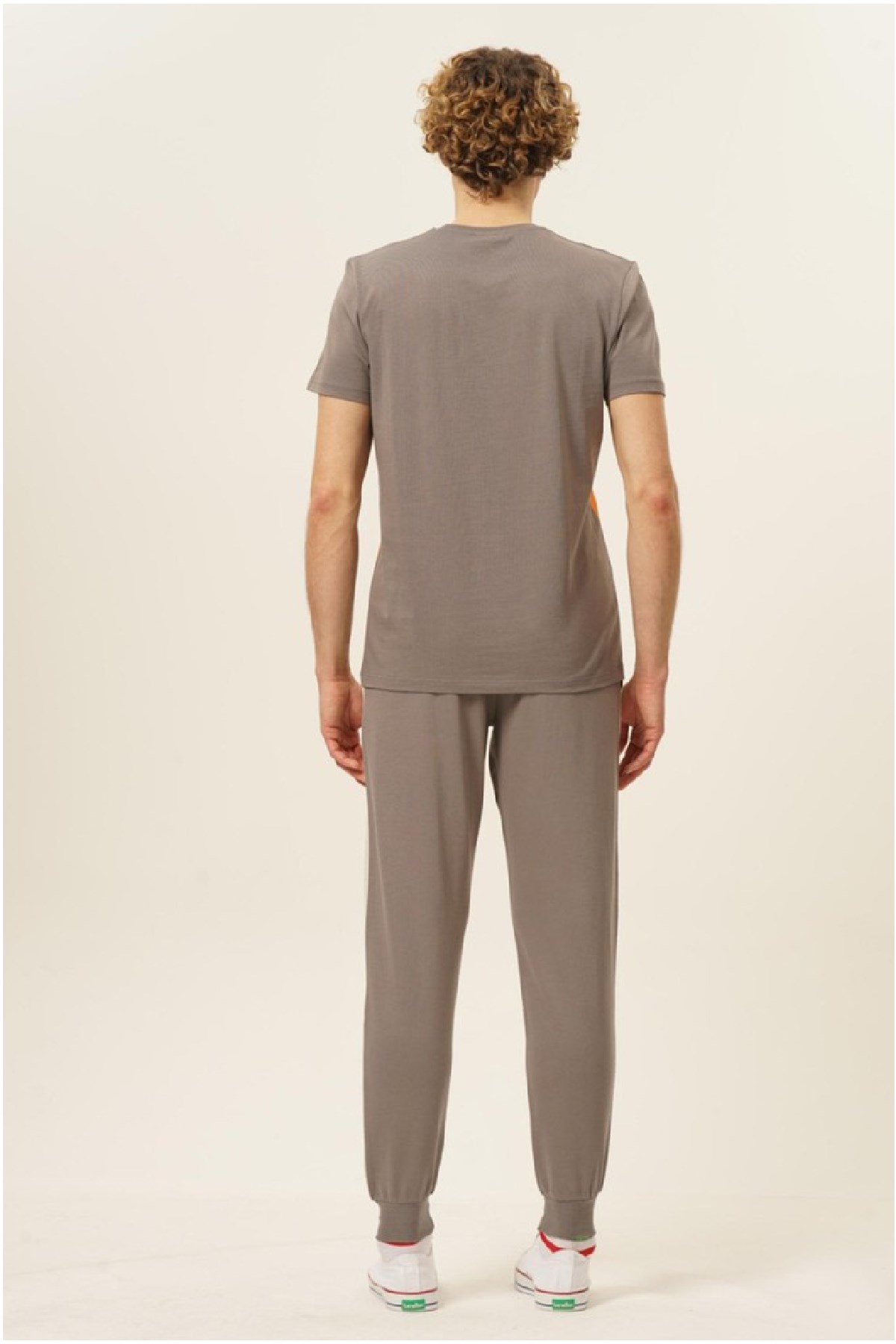 Benetton Erkek Tişört BNT-M20452 Turuncu