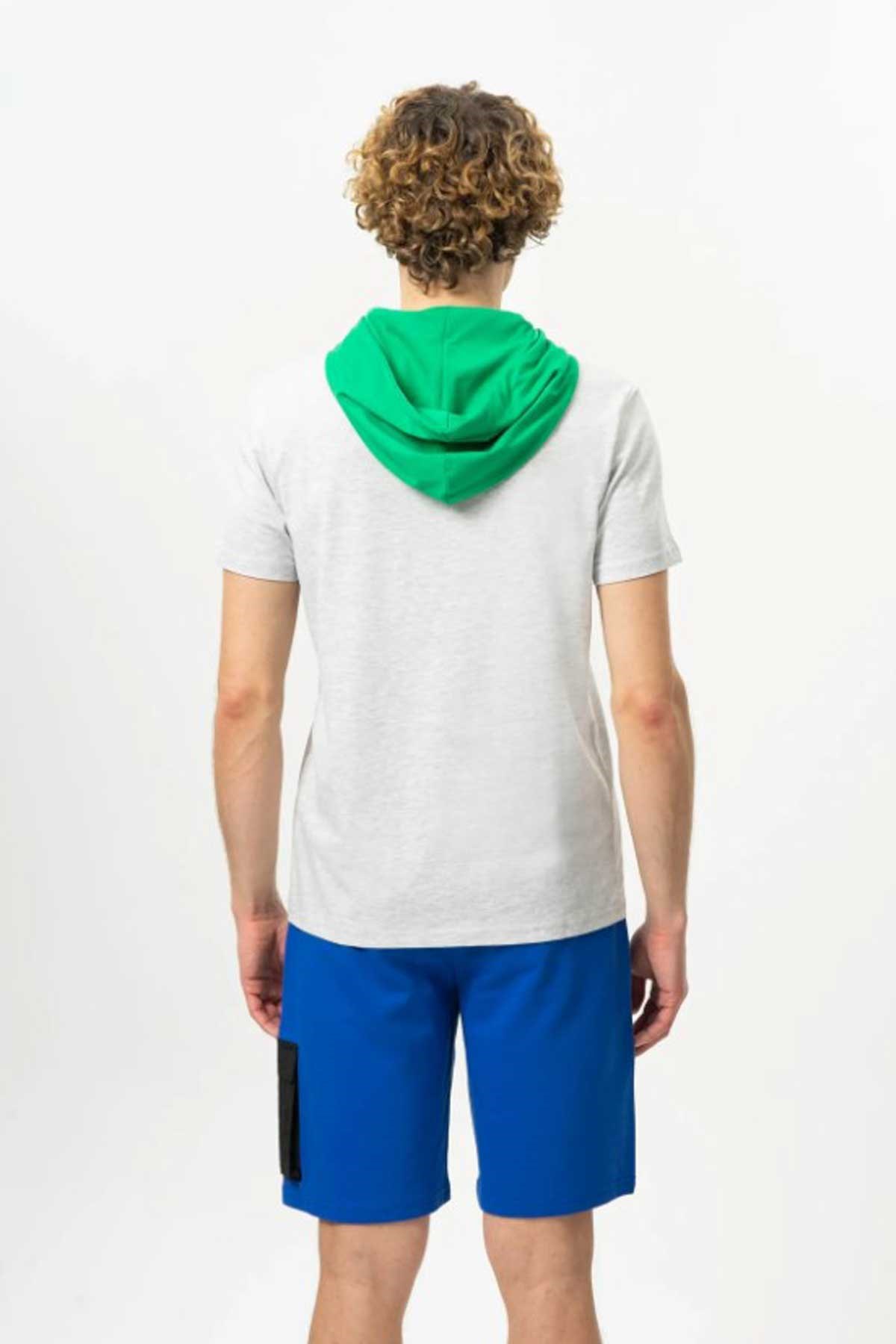 Benetton Erkek Tişört BNT-M20456 Gri