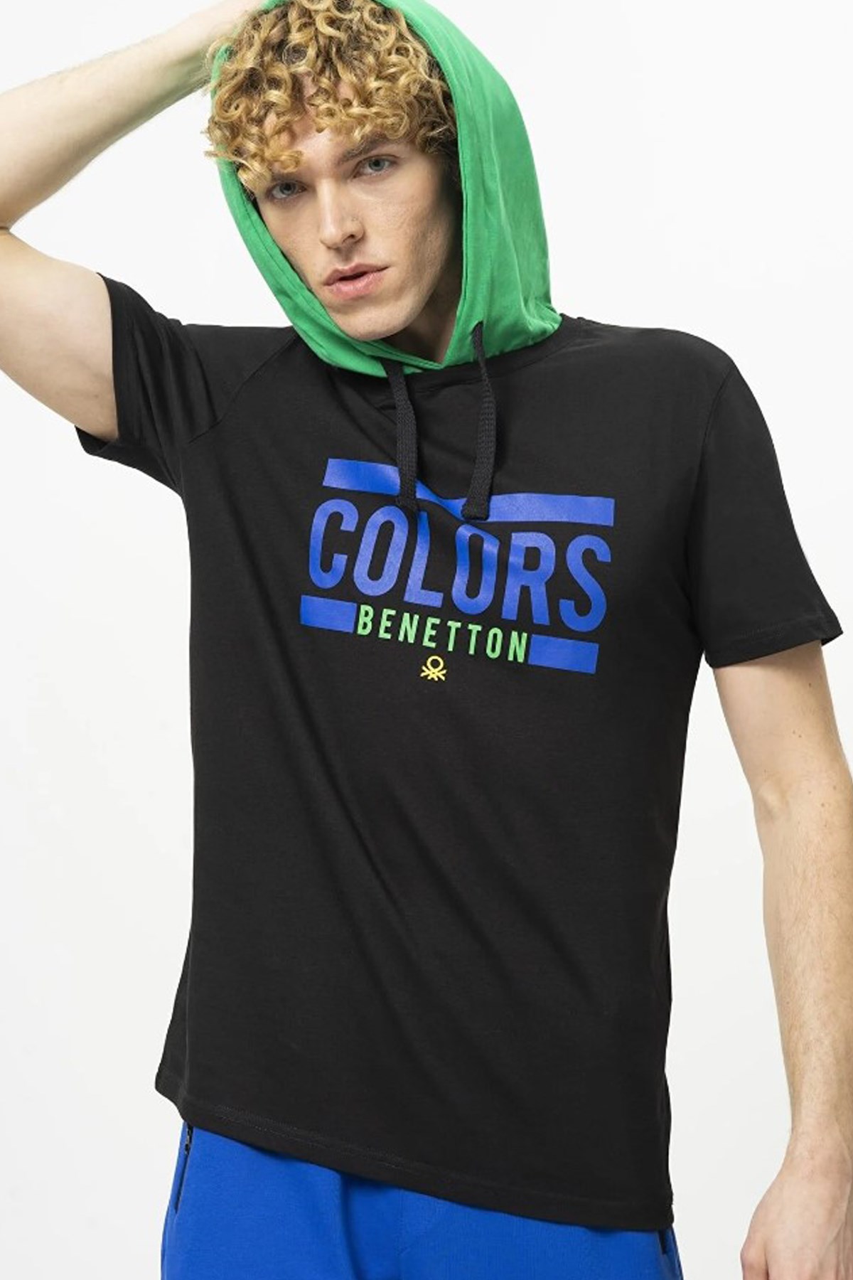 Benetton Erkek Tişört BNT-M20456 Siyah