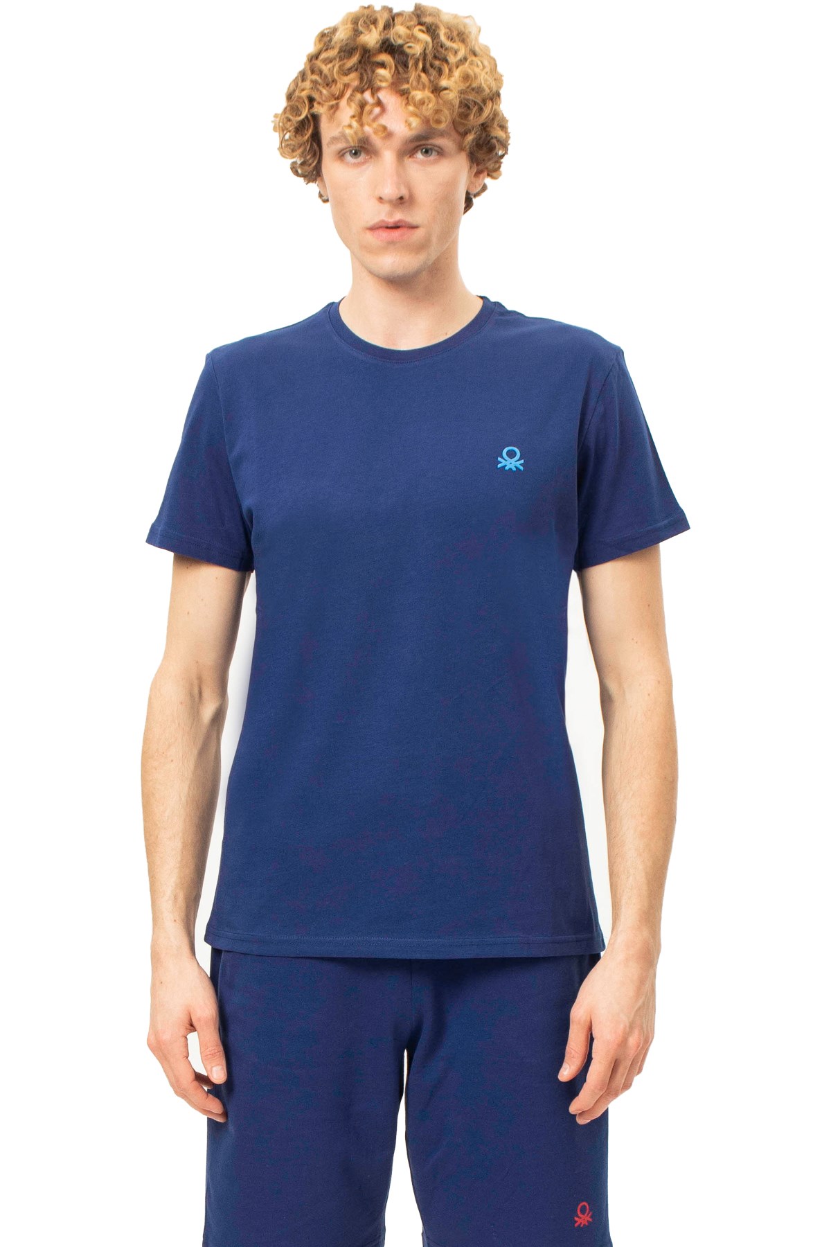 Benetton Erkek Tişört BNT-M20465 Lacivert