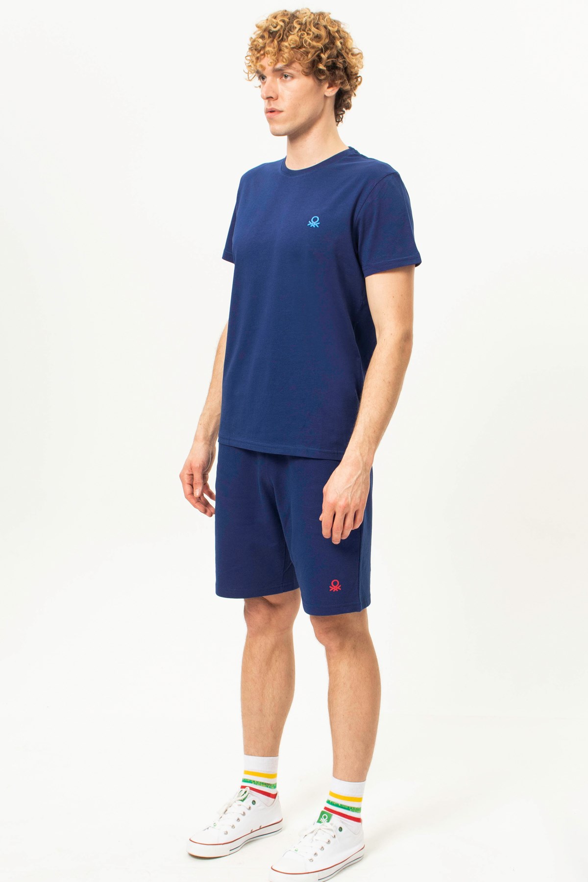 Benetton Erkek Tişört BNT-M20465 Lacivert