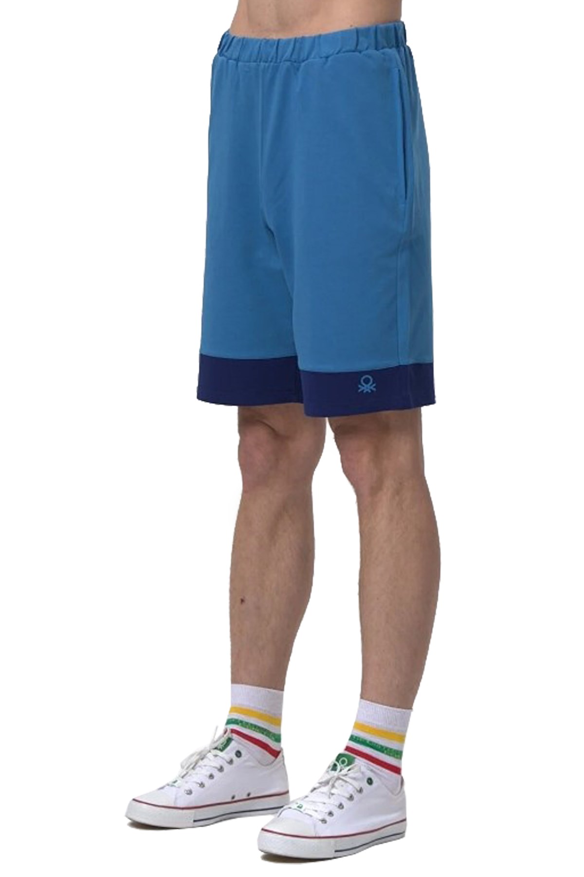Benetton Erkek Şort BNT-M20483 Mavi