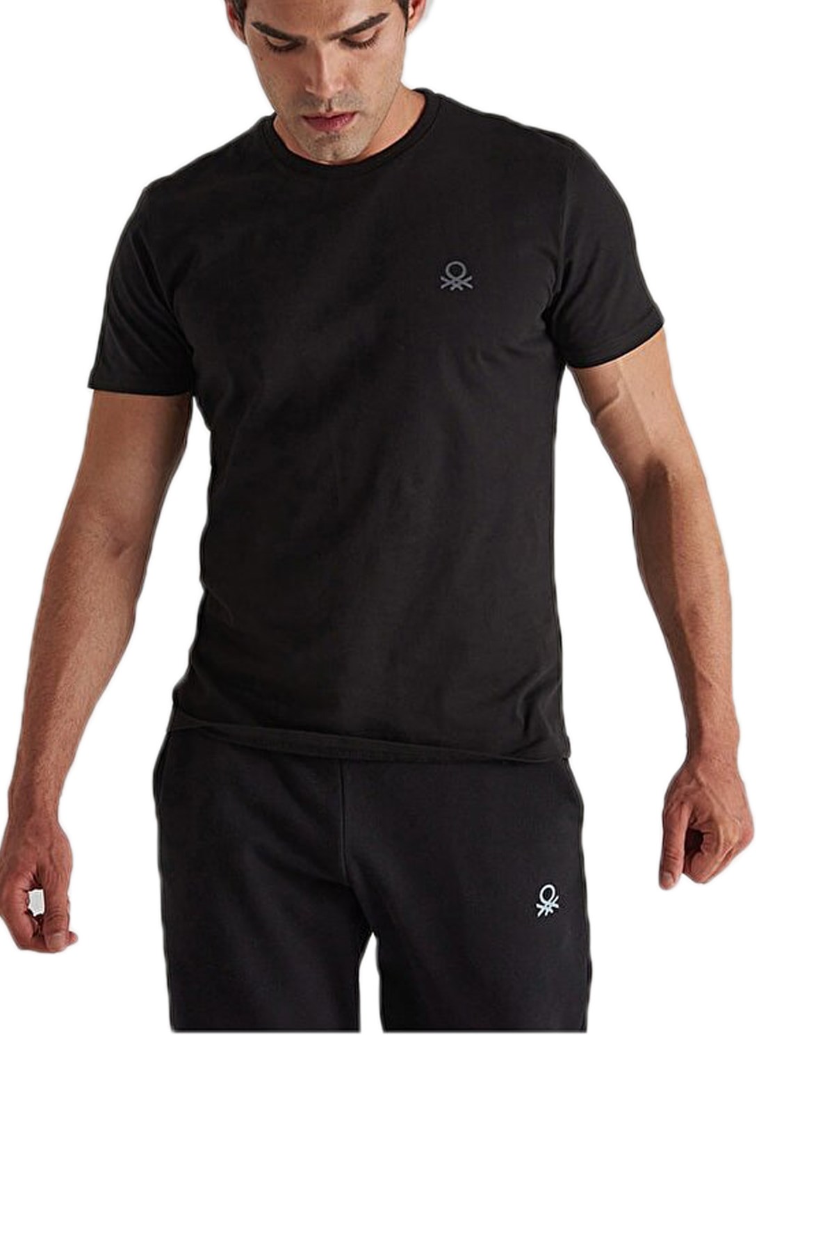 Benetton Erkek Tişört BNT-M23013 Siyah