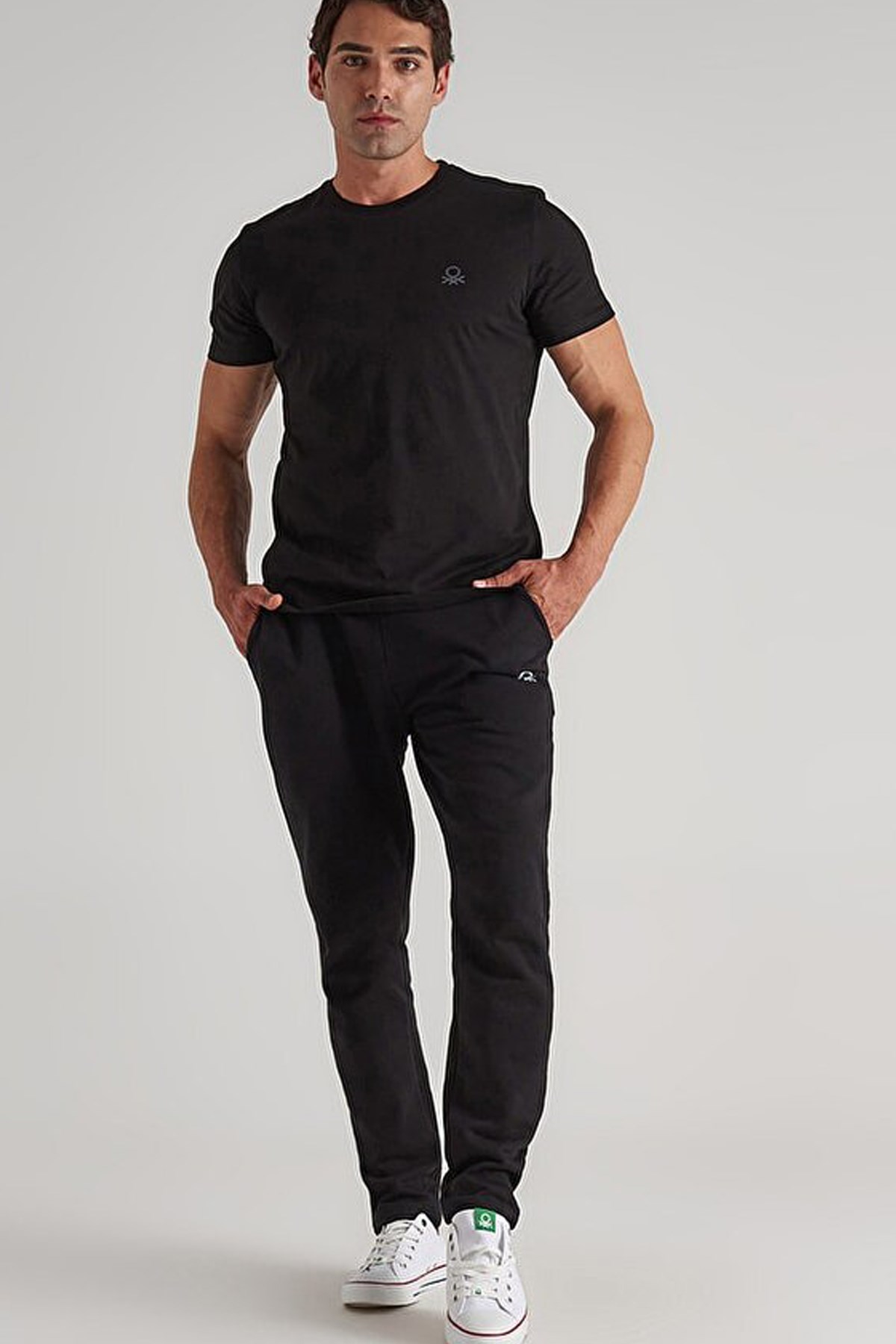 Benetton Erkek Tişört BNT-M23013 Siyah