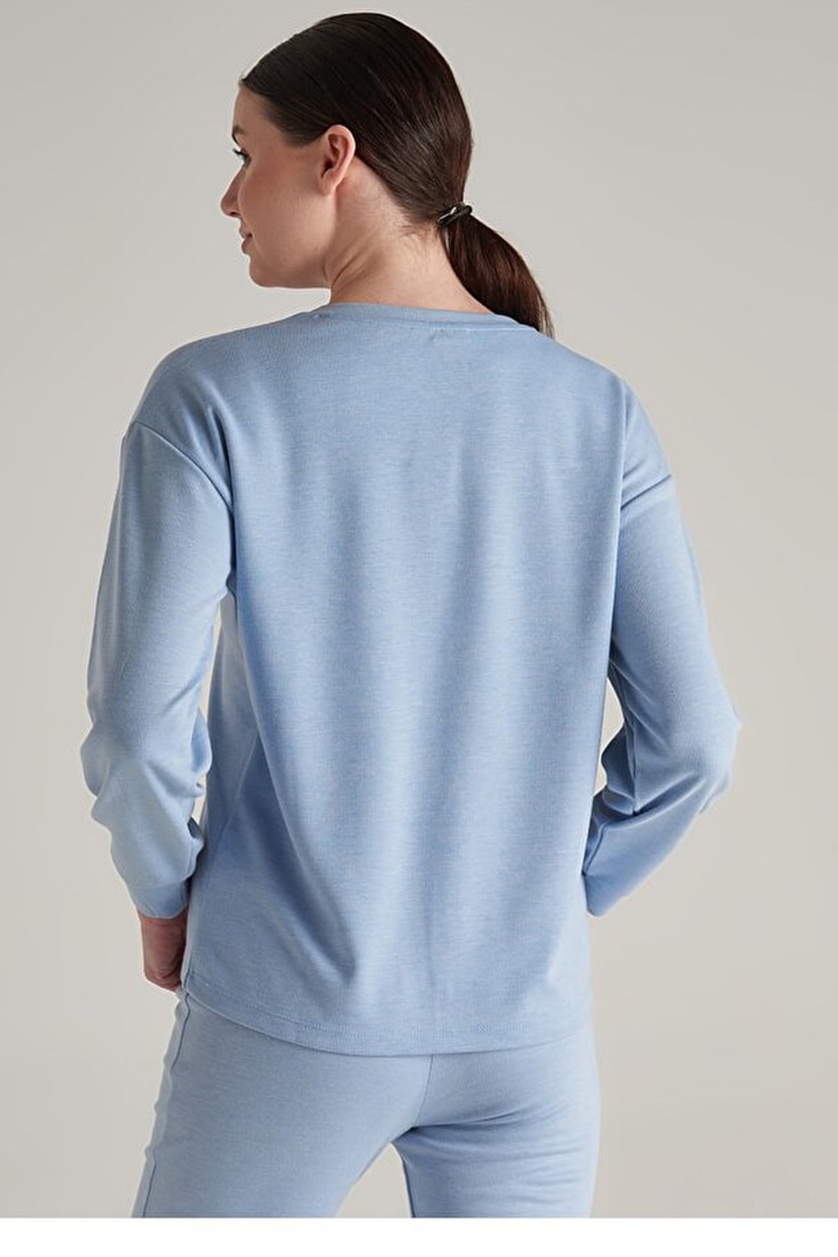 Benetton Kadın Sweatshirt BNT-W045 TOP Mavi