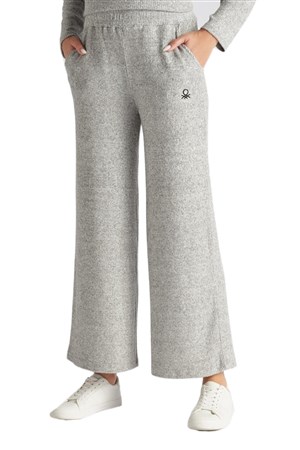 Benetton Kadın Eşofman Altı BNT-W053 B Gri