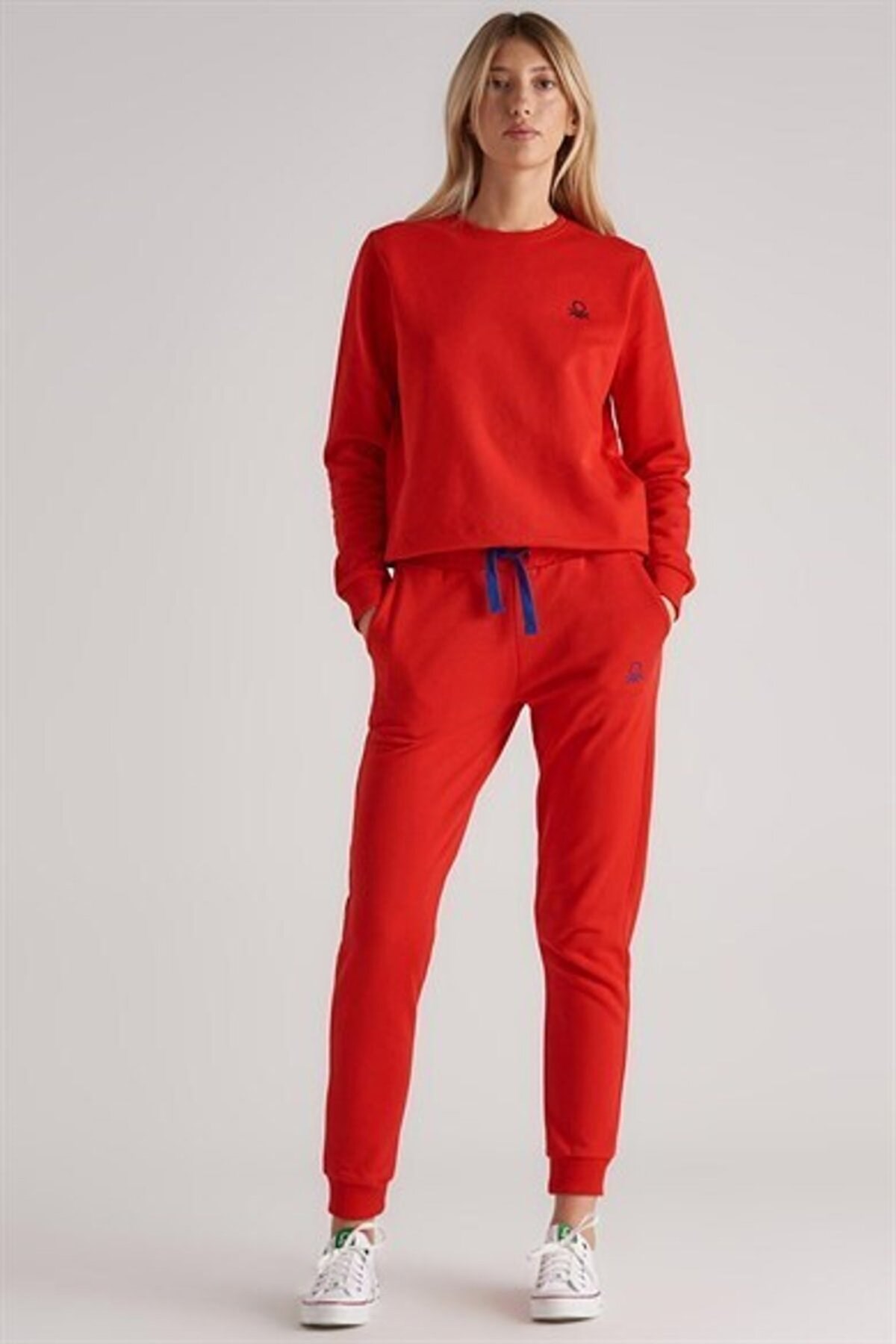 Benetton Kadın Eşofman Altı BNT-W100 B Kırmızı