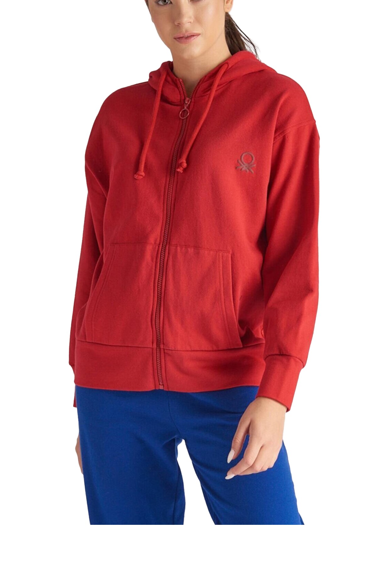 Benetton Kadın Sweatshirt BNT-W119 Kırmızı