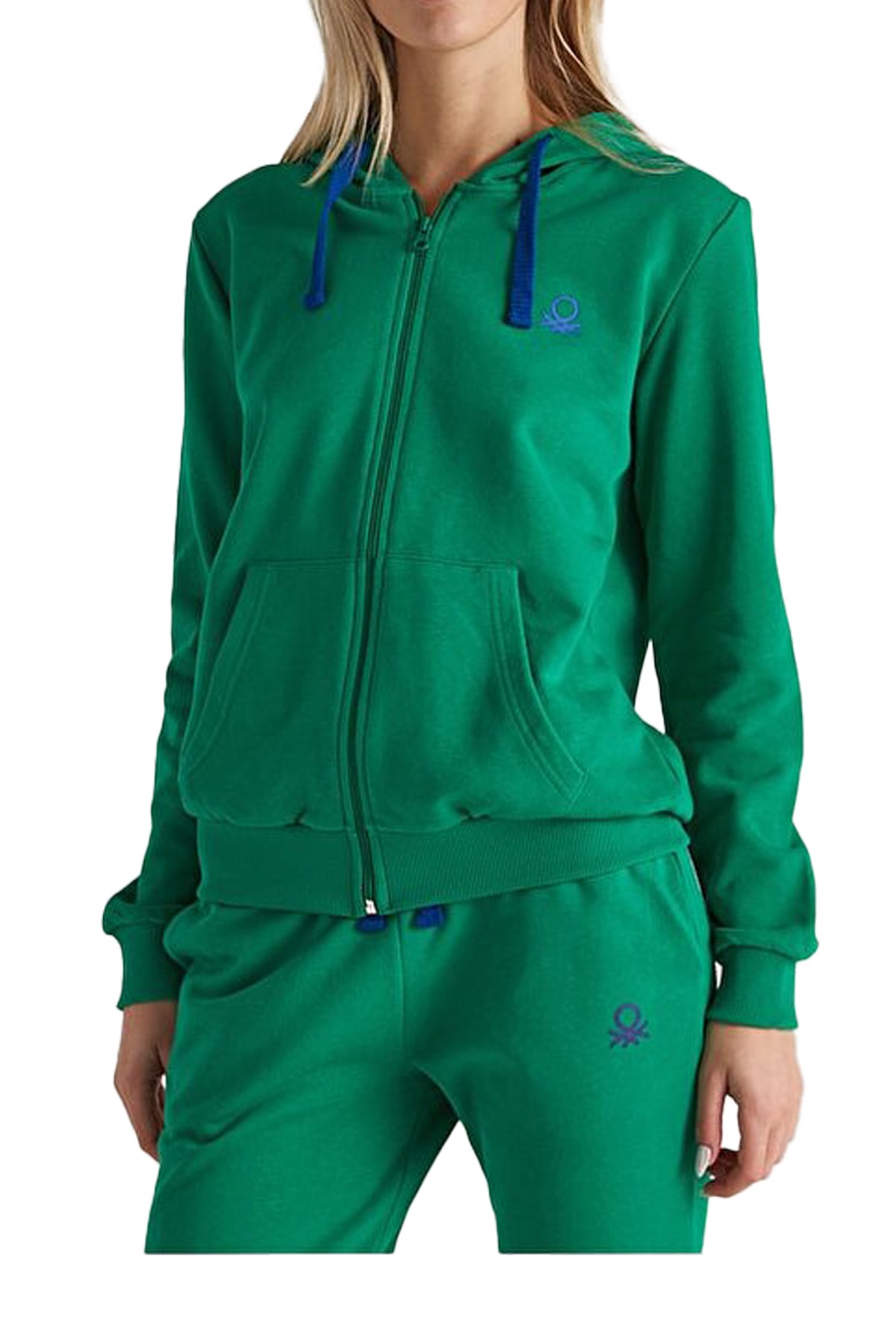 Benetton Kadın Sweatshirt BNT-W119 Yeşil