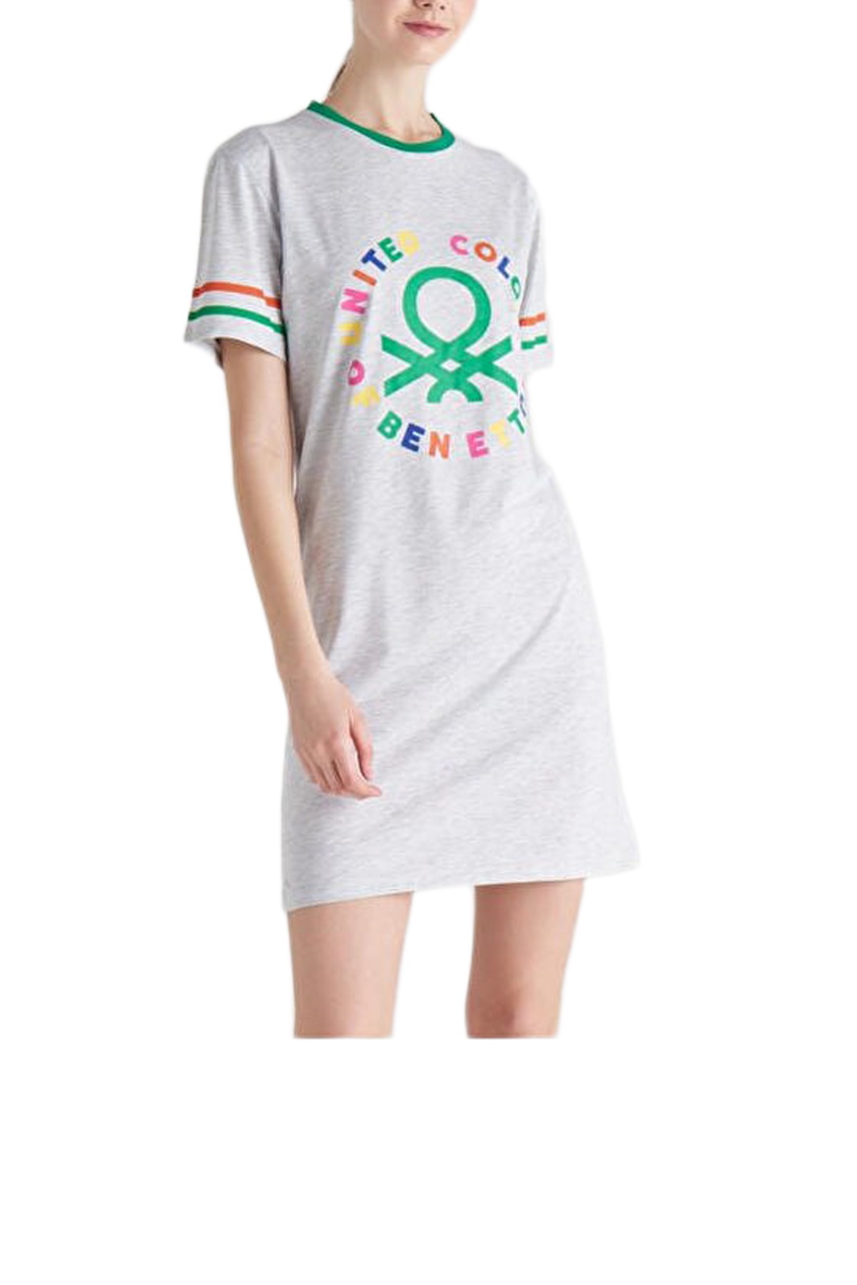 Benetton Kadın Elbise BNT-W151 Gri