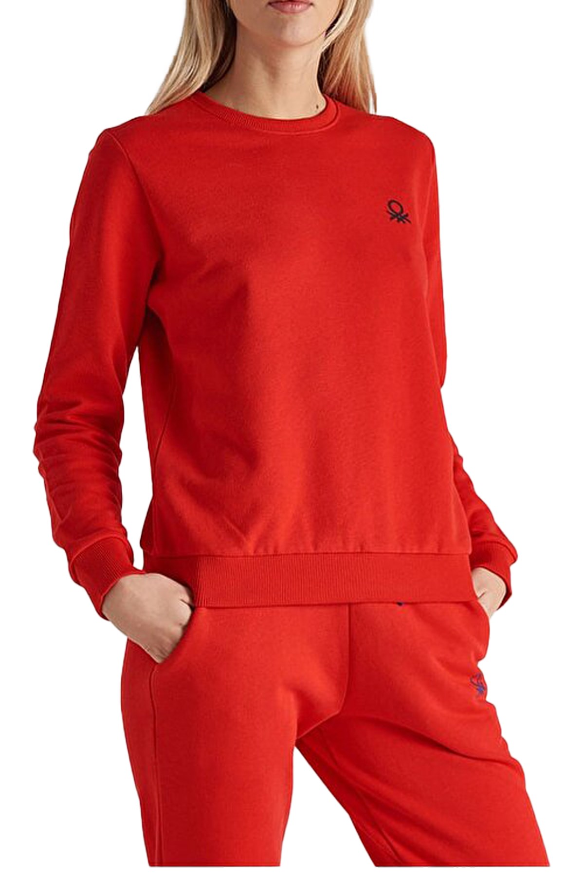 Benetton Kadın Sweatshirt BNT-W20051 Kırmızı