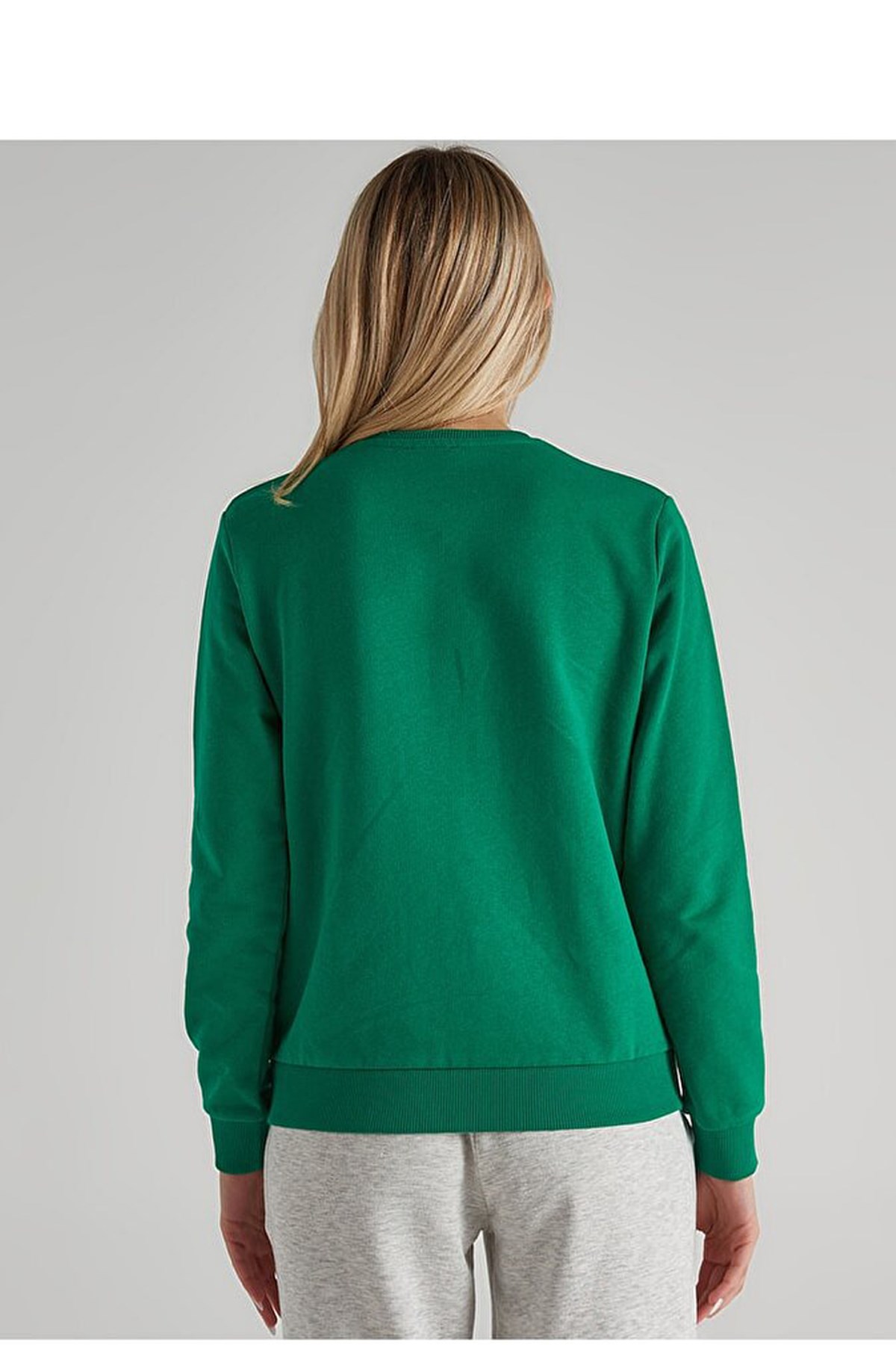 Benetton Kadın Sweatshirt BNT-W20051 Yeşil
