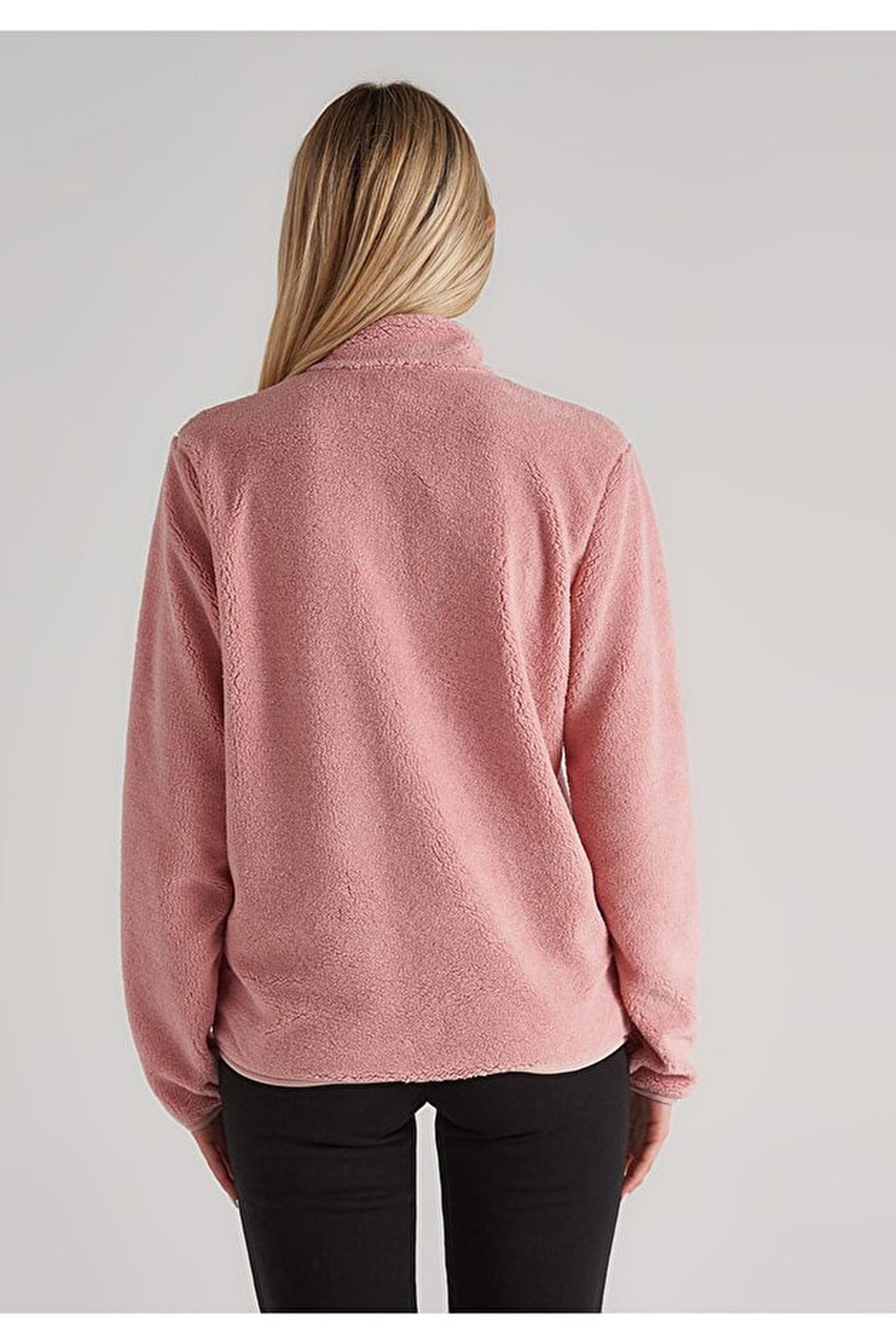 Benetton Kadın Polar Sweatshirt BNT-W20058 Pembe