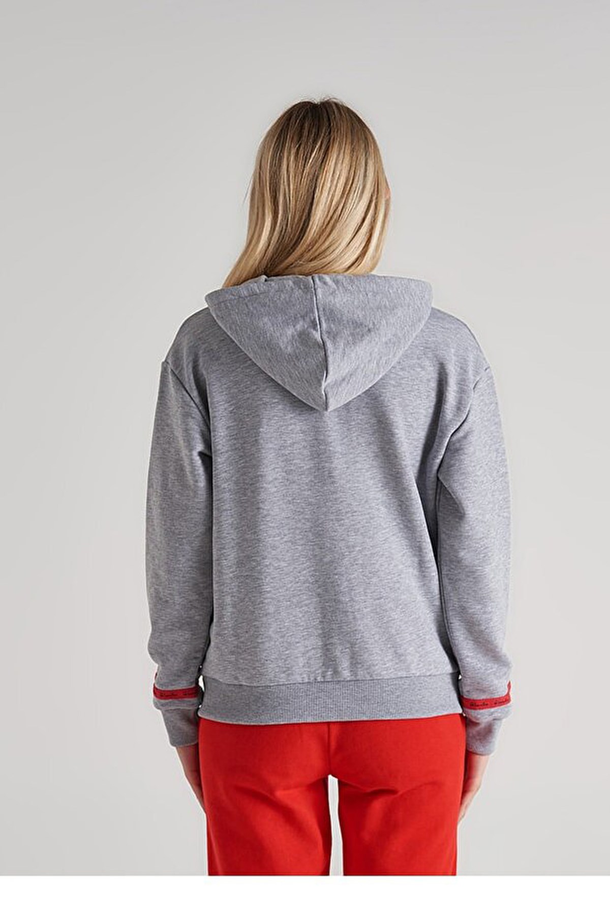 Benetton Kadın Sweatshirt BNT-W20195 Gri