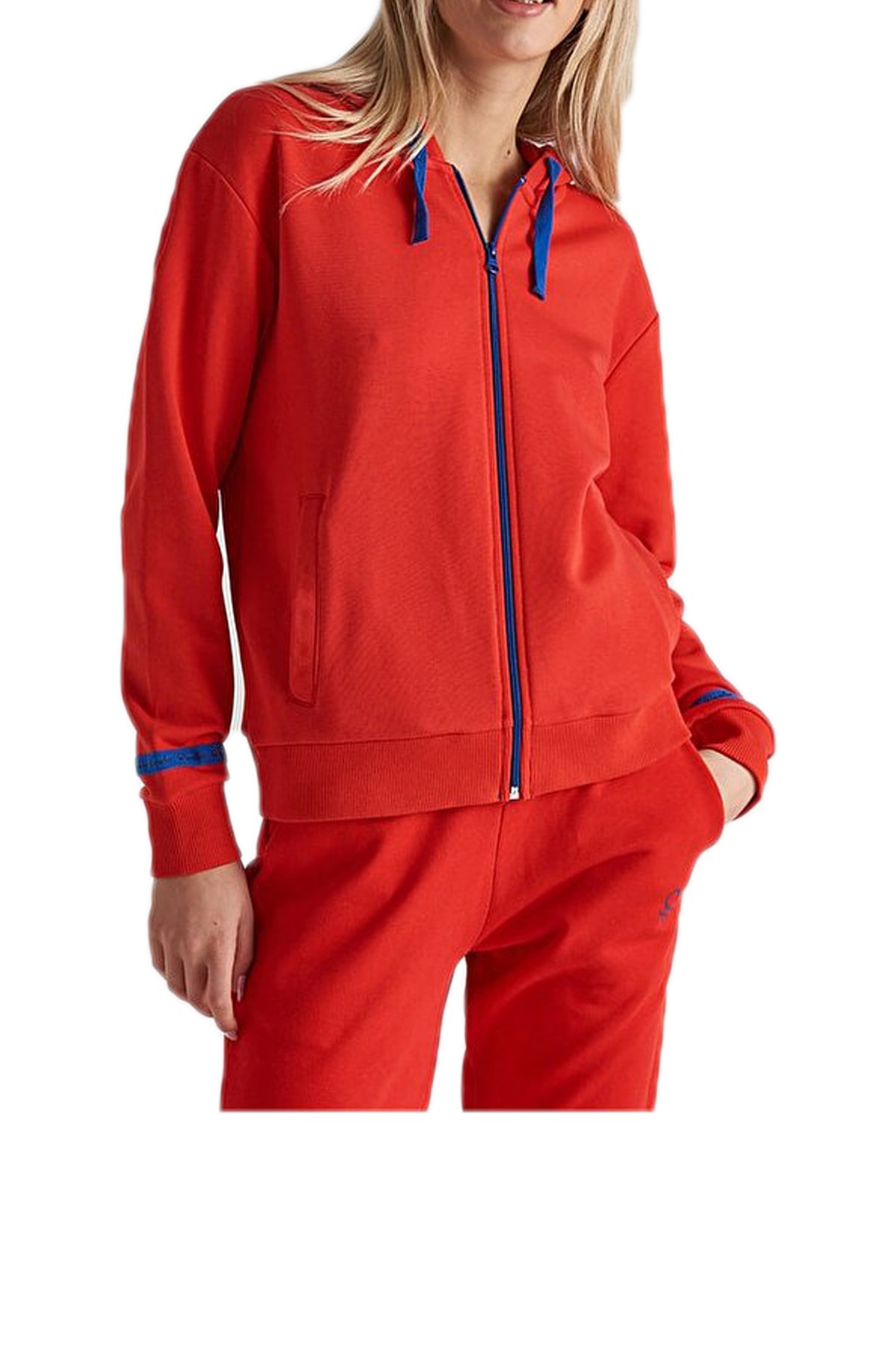 Benetton Kadın Sweatshirt BNT-W20195 Kırmızı