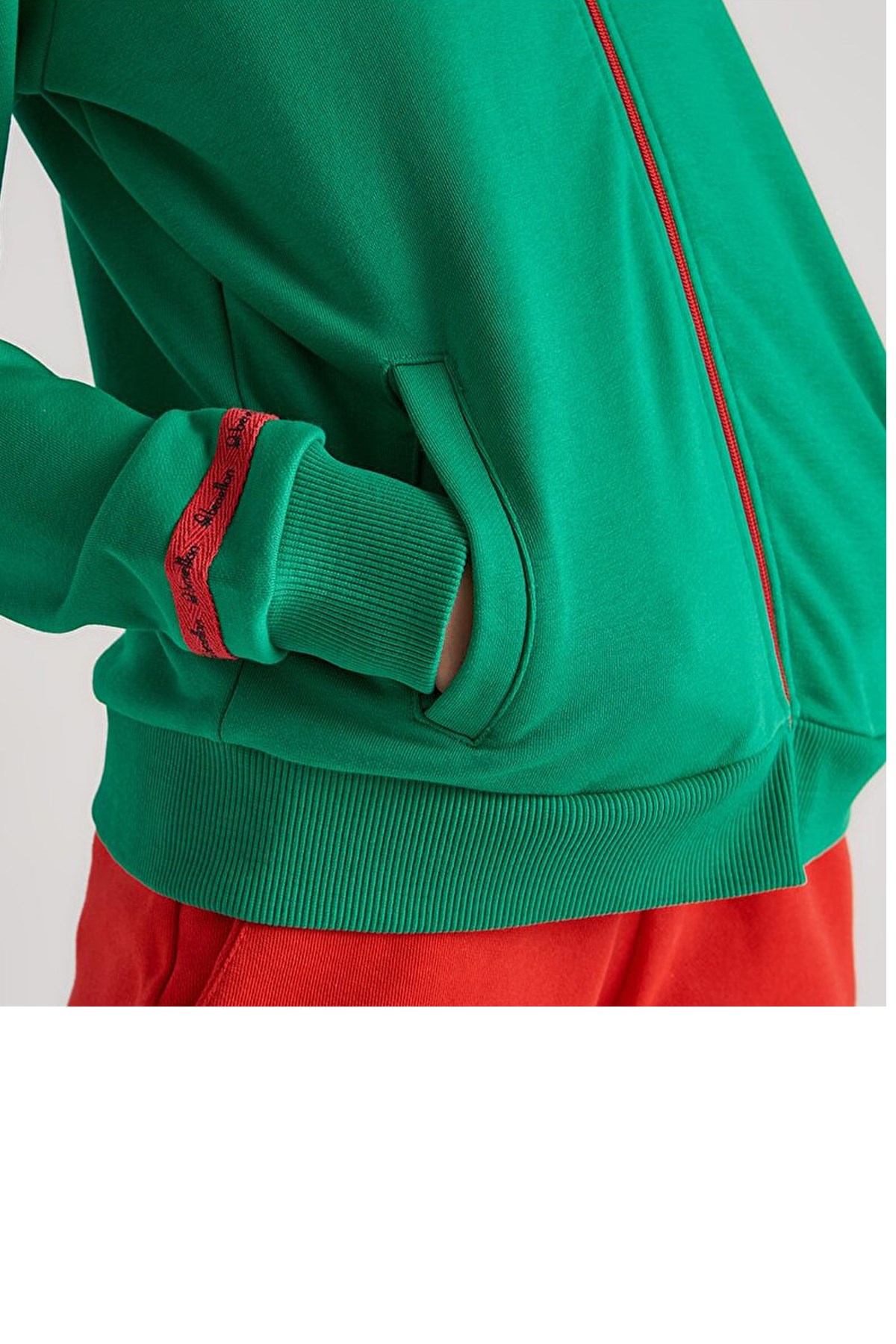 Benetton Kadın Sweatshirt BNT-W20195 Yeşil